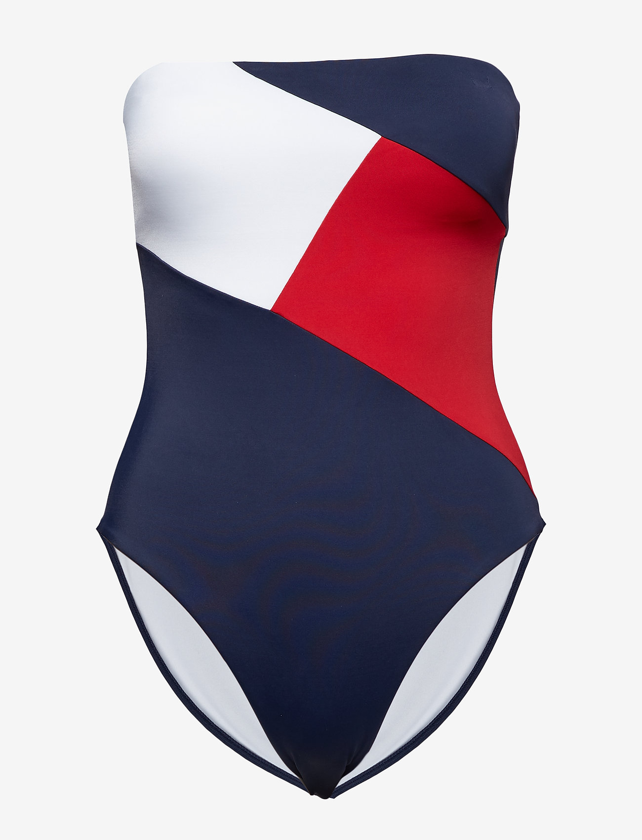 Tommy Hilfiger - BANDEAU ONE-PIECE RP - navy blazer - 2