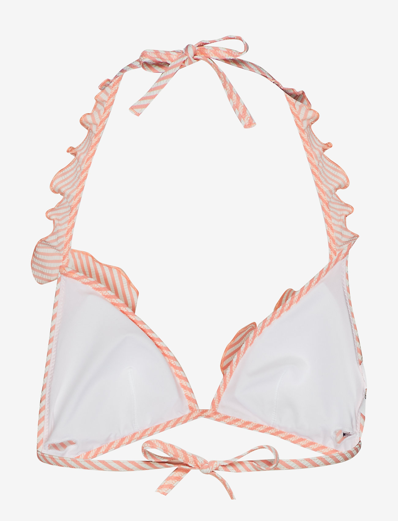 Tommy Hilfiger - TRIANGLE HALTER RP - seersucker coral - 1