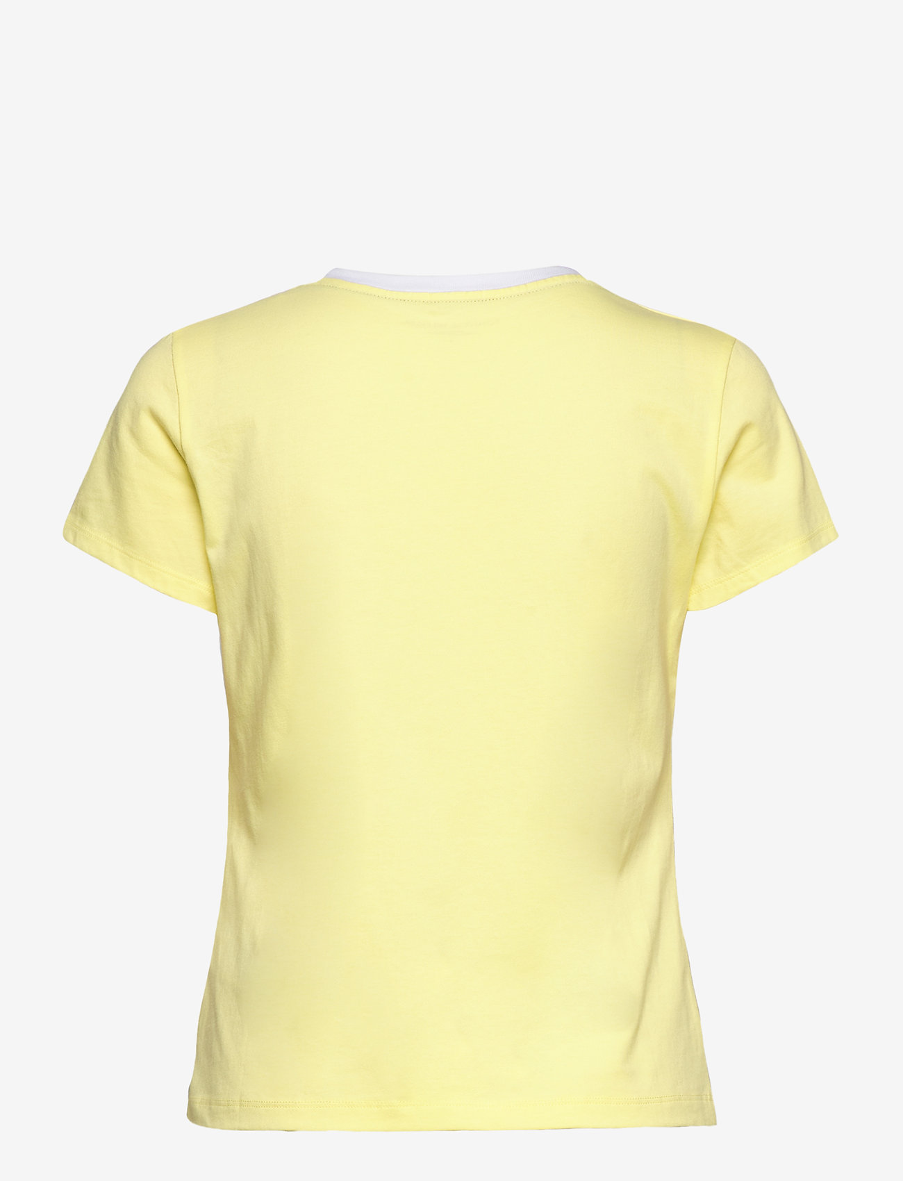 Tommy Hilfiger - SS TEE SLOGAN - elfin yellow - 1