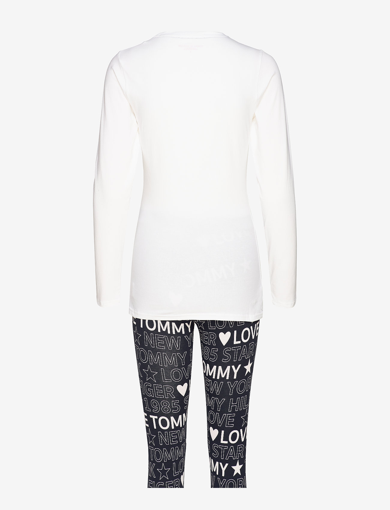 Tommy Hilfiger - LEGGING SET LS PRINT - white/navy blazer - 1
