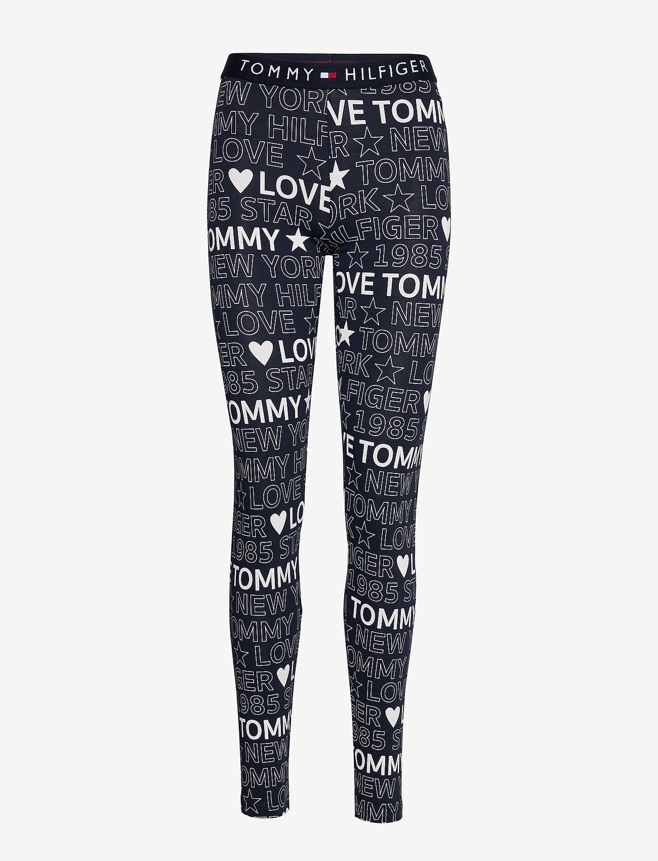 Tommy Hilfiger - LEGGING SET LS PRINT - white/navy blazer - 3