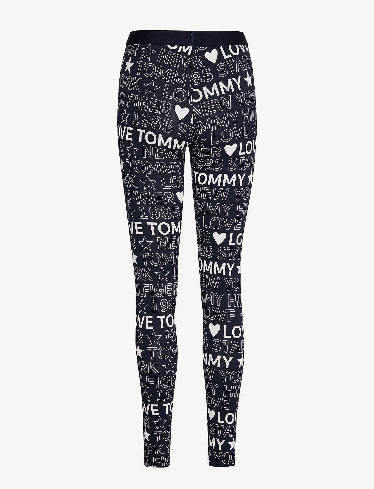 Tommy Hilfiger - LEGGING SET LS PRINT - white/navy blazer - 4