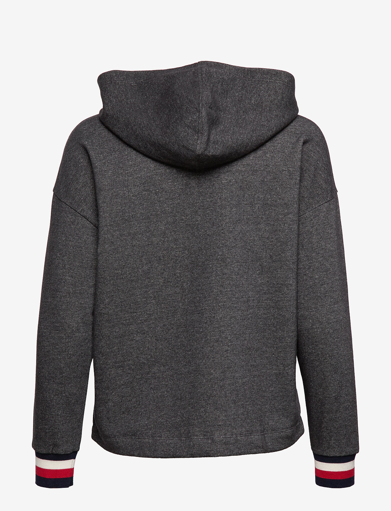 Tommy Hilfiger - BATWING HOODY LS - dark grey htr - 1
