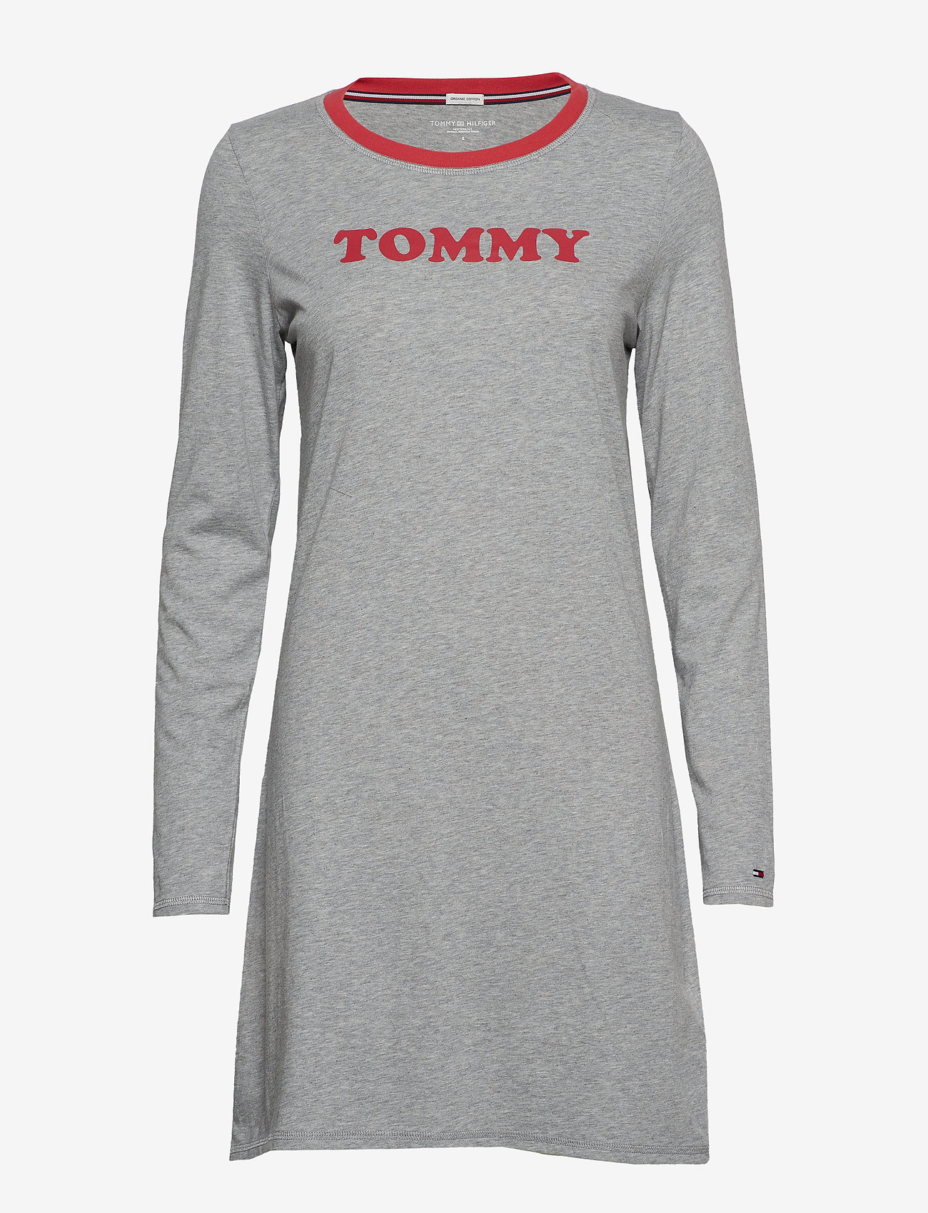 Tommy Hilfiger - NIGHTDRESS LS - grey heather - 0