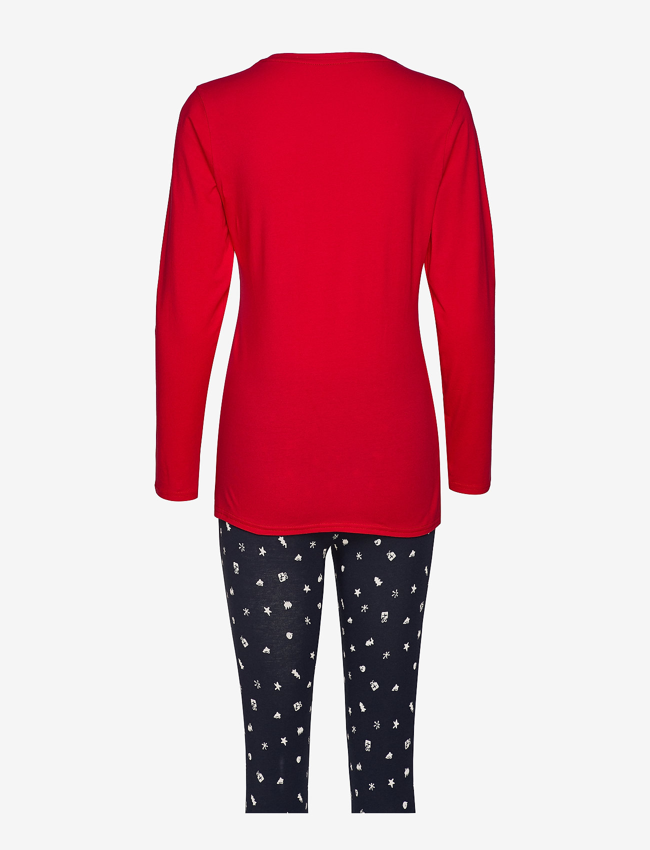 Tommy Hilfiger - LEGGING GOLD SET LS - tango red/navy blazer - 1