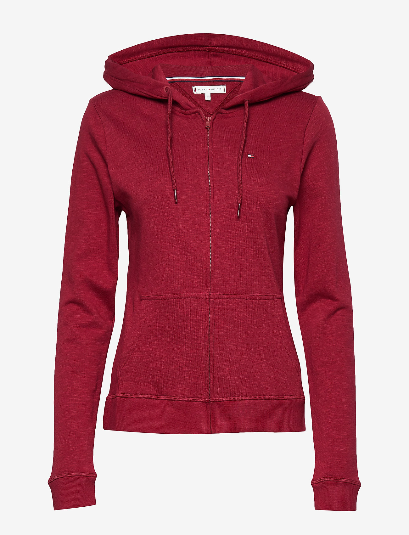 Tommy Hilfiger - ZIP THRU HOODY LS, 6 - rhubarb - 0
