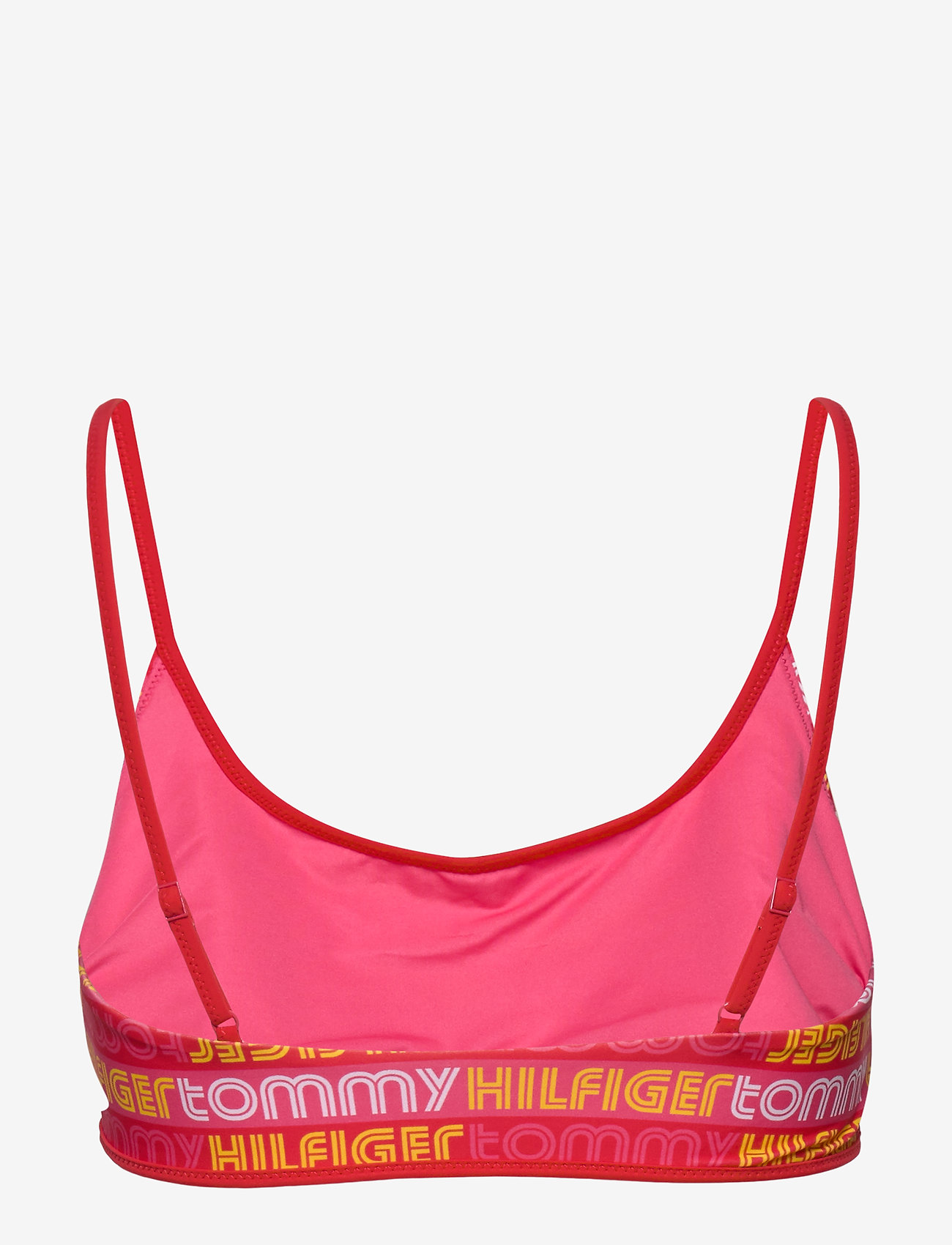 Tommy Hilfiger - BRALETTE - logo pop aop - laser pink - 1