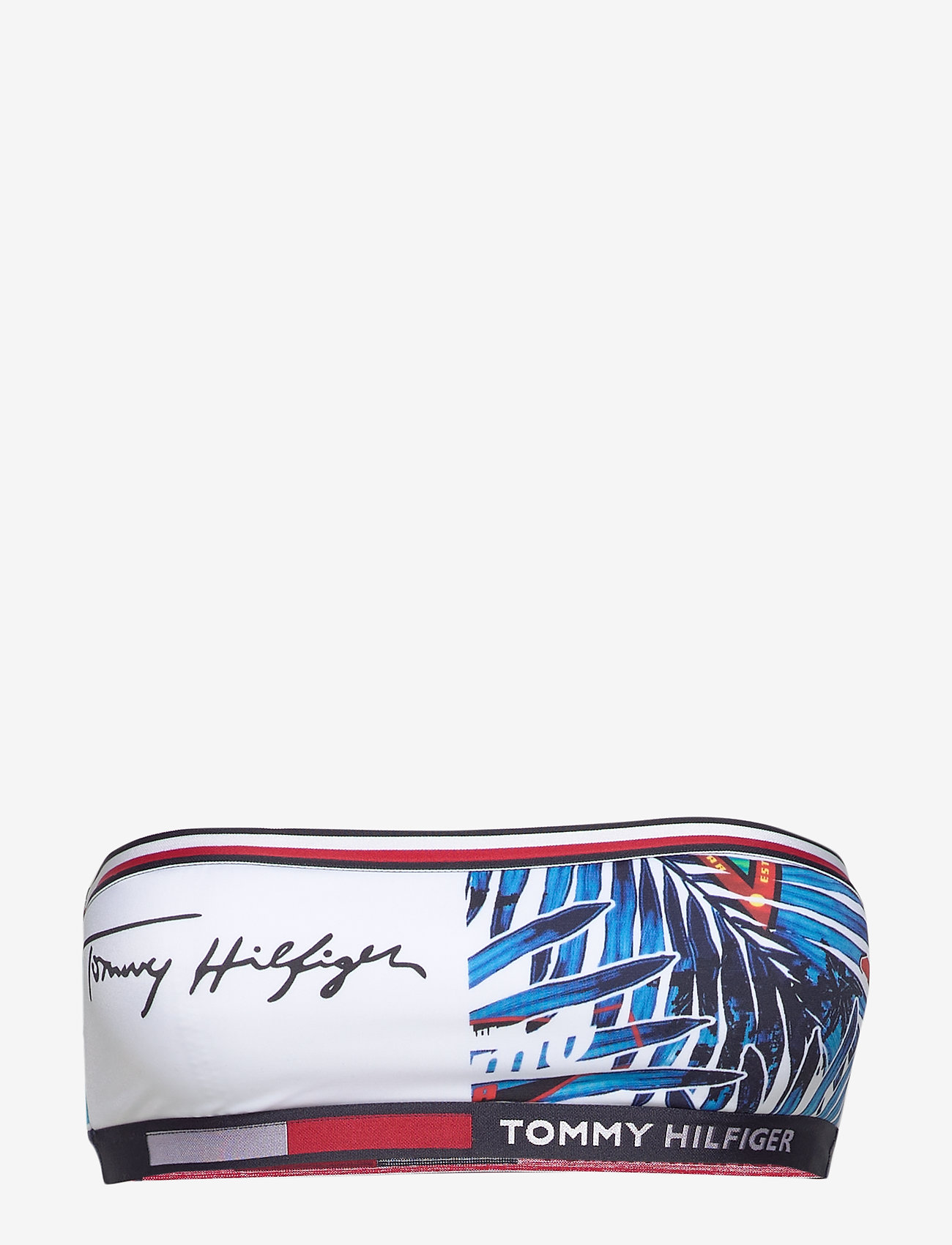 Tommy Hilfiger - BANDEAU FIXED - palm tropic - white - 0