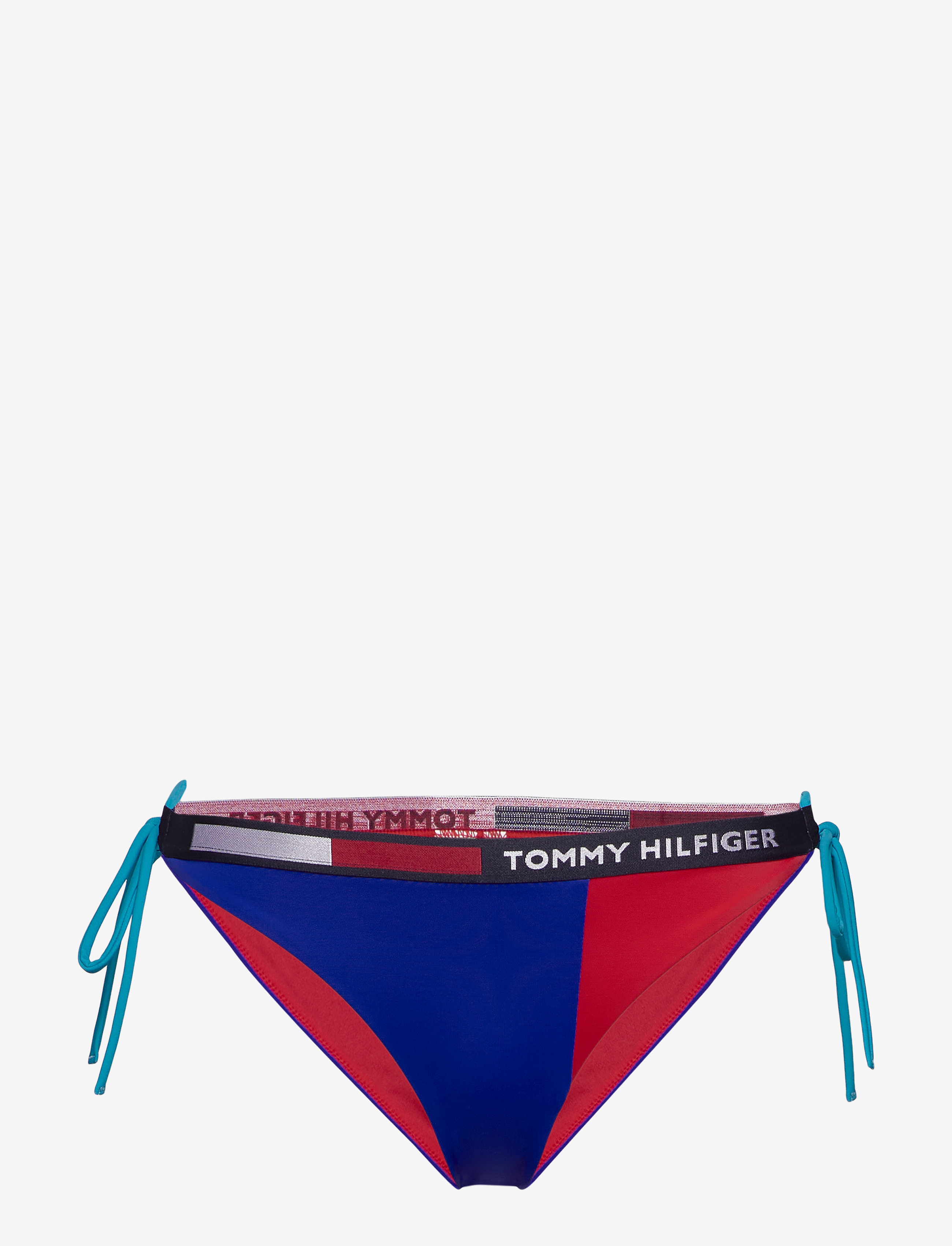 CHEEKY STRING SIDE TIE BIKINI - COBALT