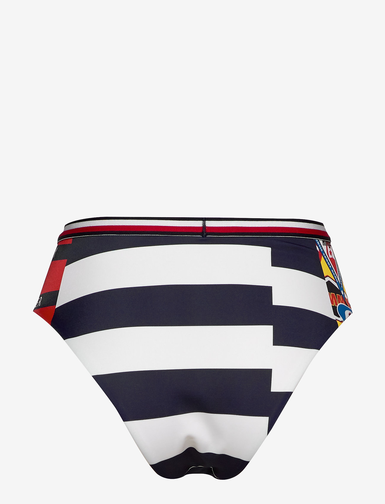 Tommy Hilfiger - CHEEKY HIGH WAIST BIKINI - archive badge aop - bold yello - 1