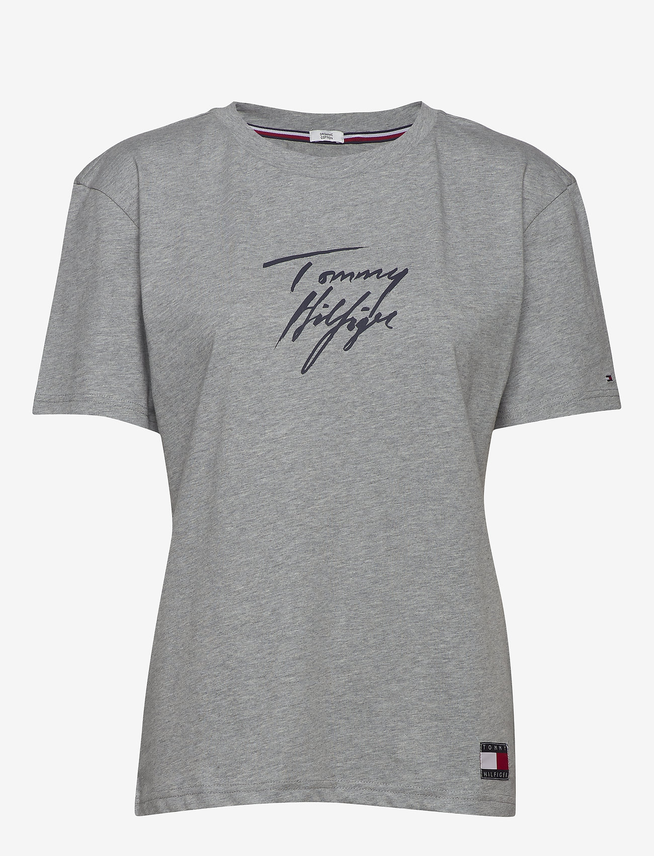Tommy Hilfiger - CN TEE SS LOGO - grey heather - 0