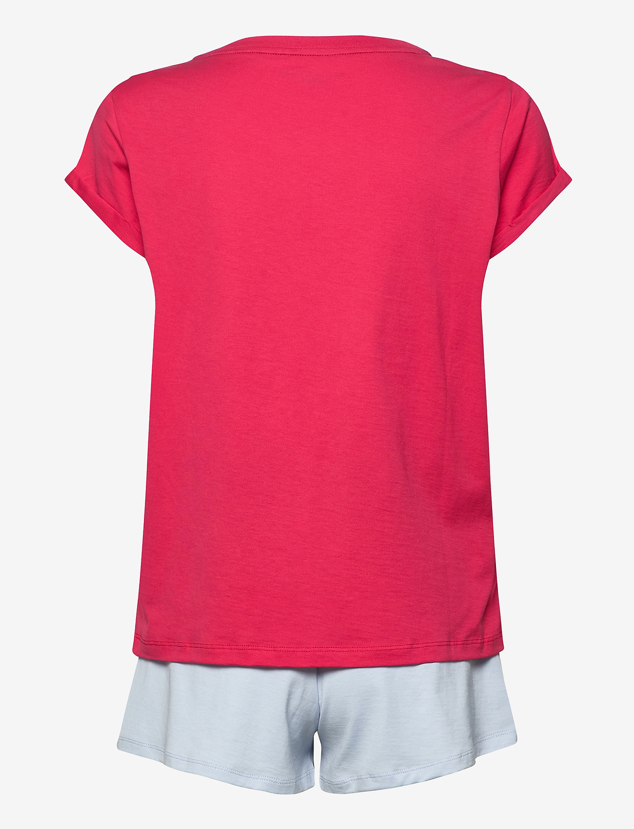 Tommy Hilfiger - SS SHORT SET - raspberrywine/cashmereblue - 1