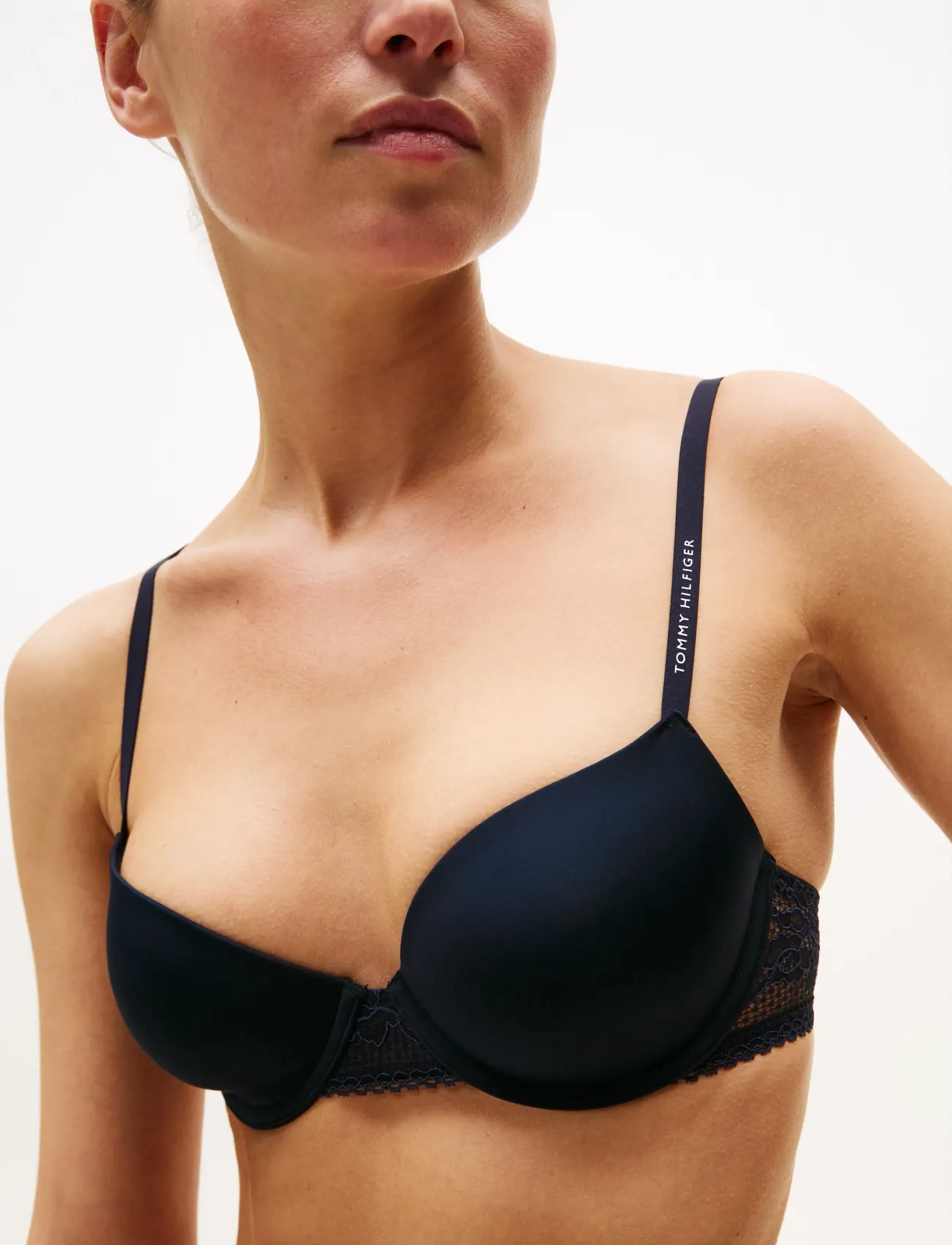 Tommy Hilfiger Balconette, 80 B, Bras & Oberteile, Marineblau - Balconette Bras, Frauen