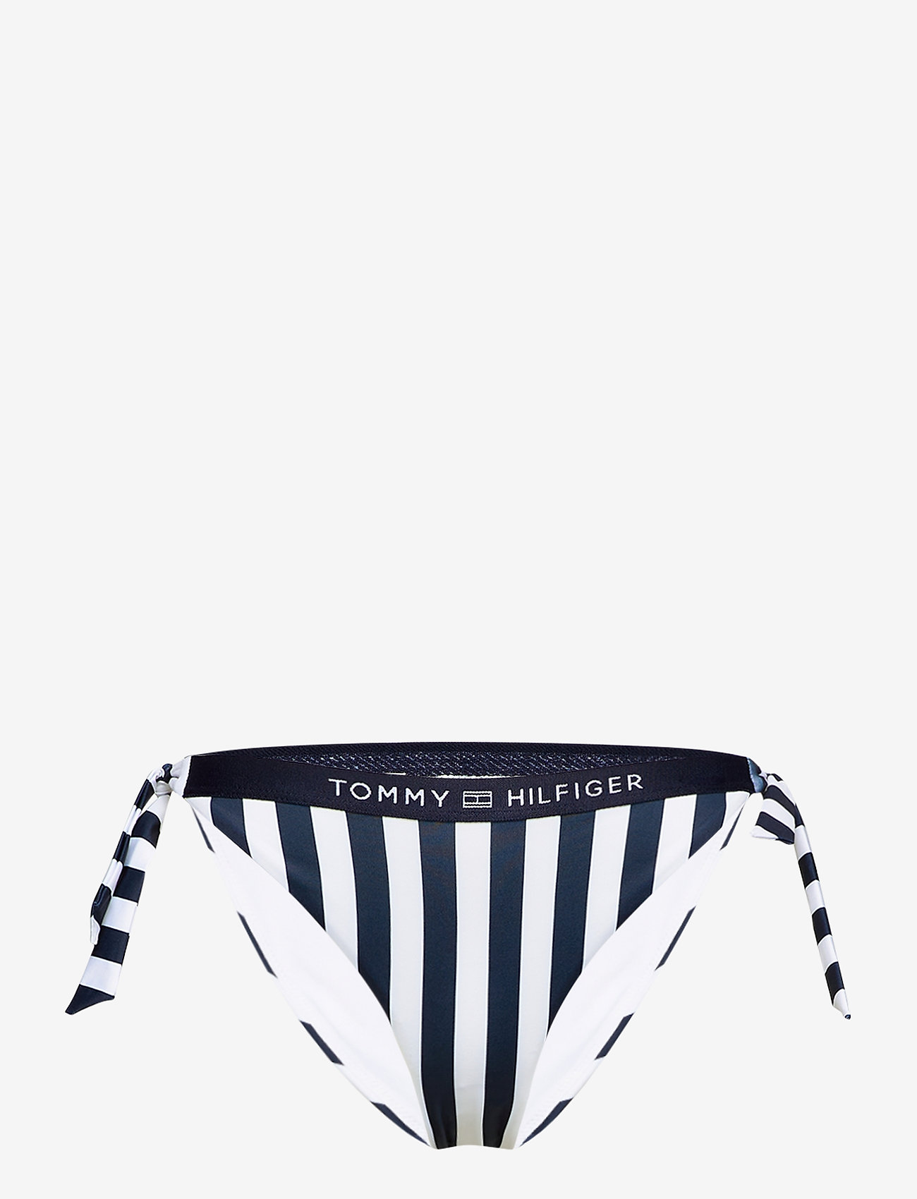 Tommy Hilfiger - CHEEKY SIDE TIE BIKINI - core solid logo wb stripe - 0