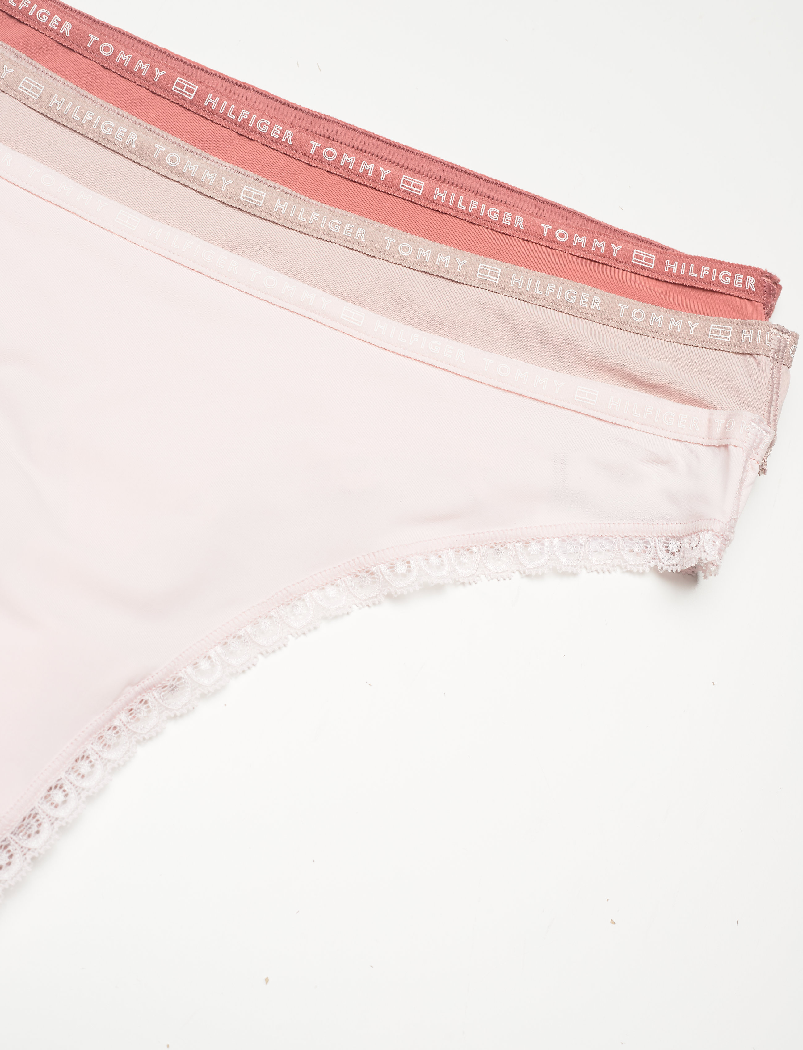 Tommy Hilfiger - 3P THONG - mineralize/balanced beige/pale pink - 1