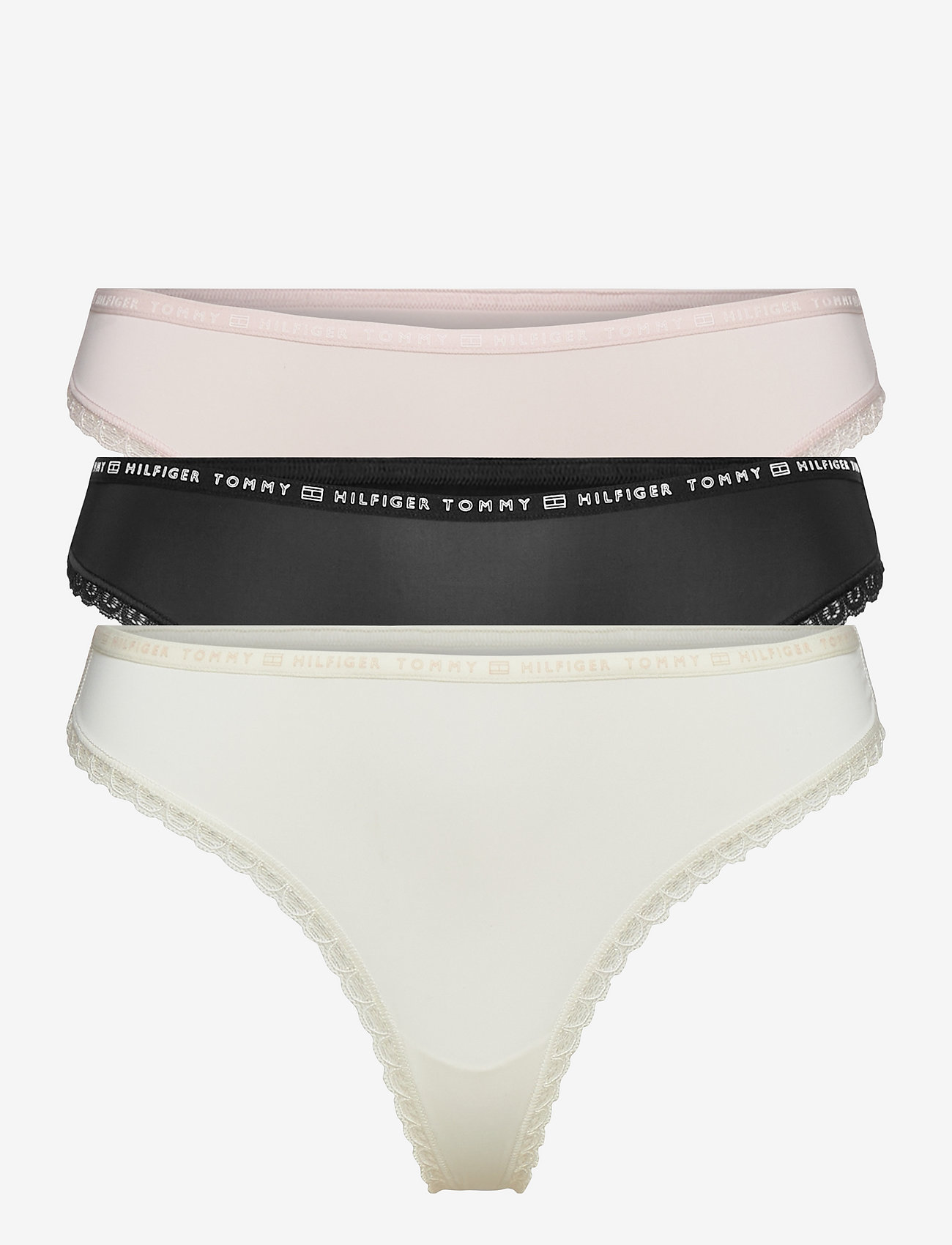 BLACK/IVORY/PALE PINK