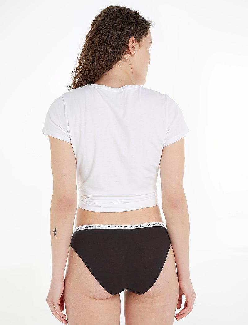 Tommy Hilfiger - 3P BIKINI - püksikud - medium grey htr white black - 3