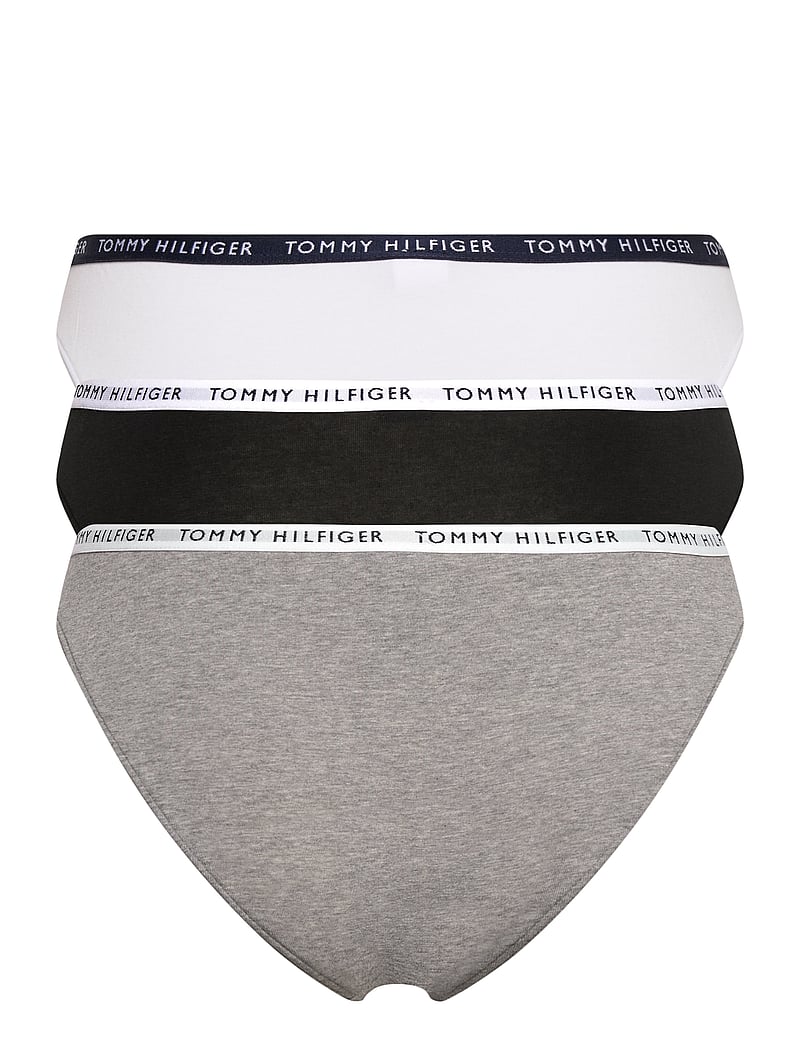 Tommy Hilfiger - 3P BIKINI - püksikud - medium grey htr white black - 4