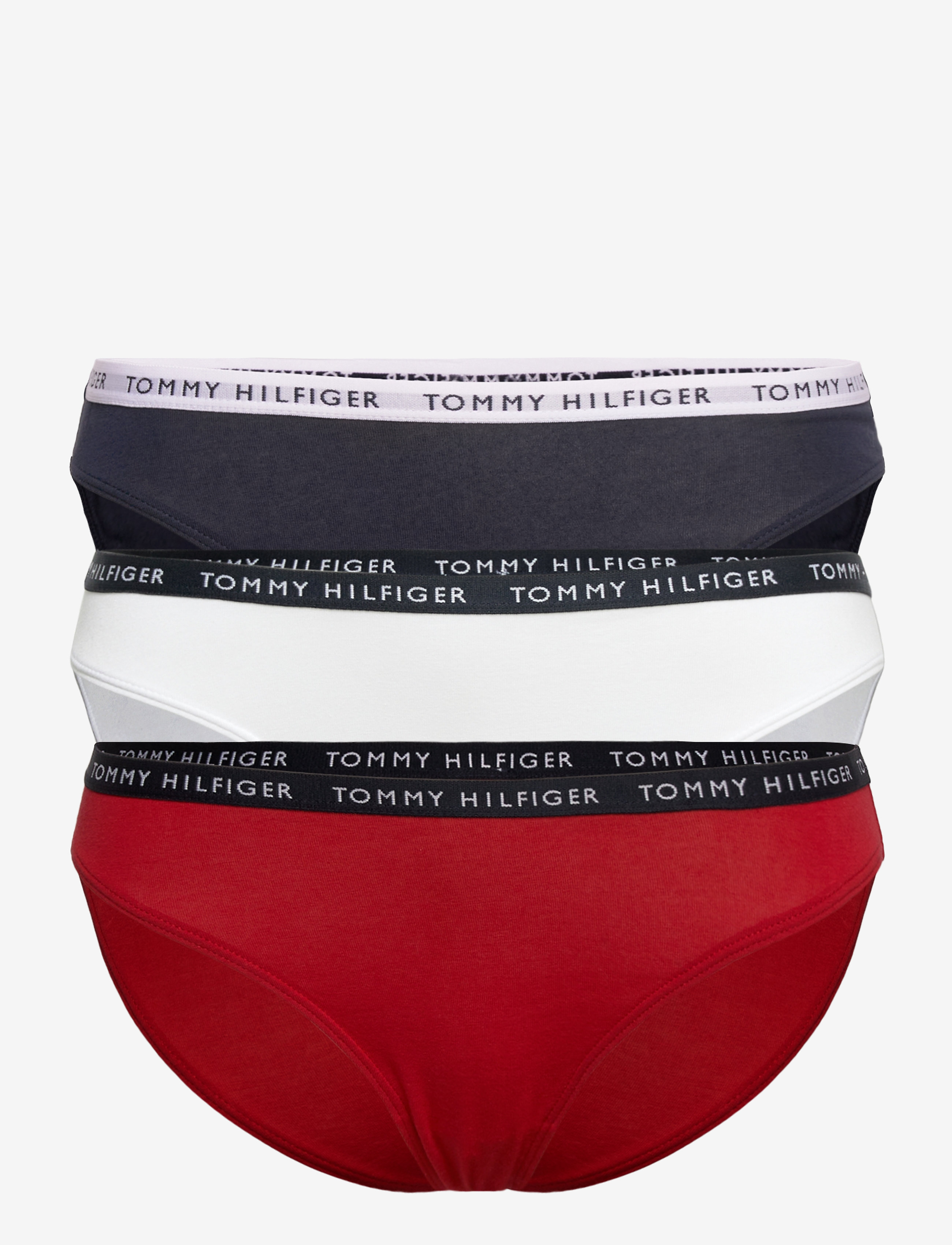 Tommy Hilfiger 3P BIKINI - Pesu - DESERT SKY WHITE PRIMARY RED / multi