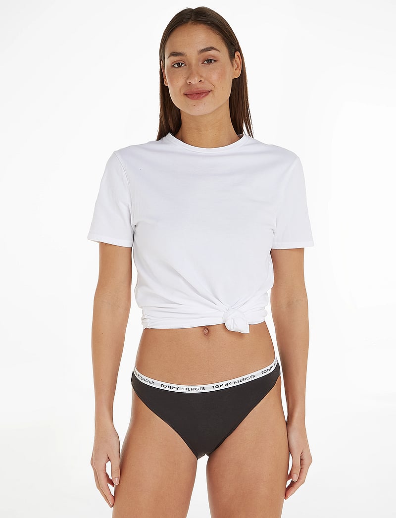 Tommy Hilfiger - 3P BIKINI - briefs - black black black - 0
