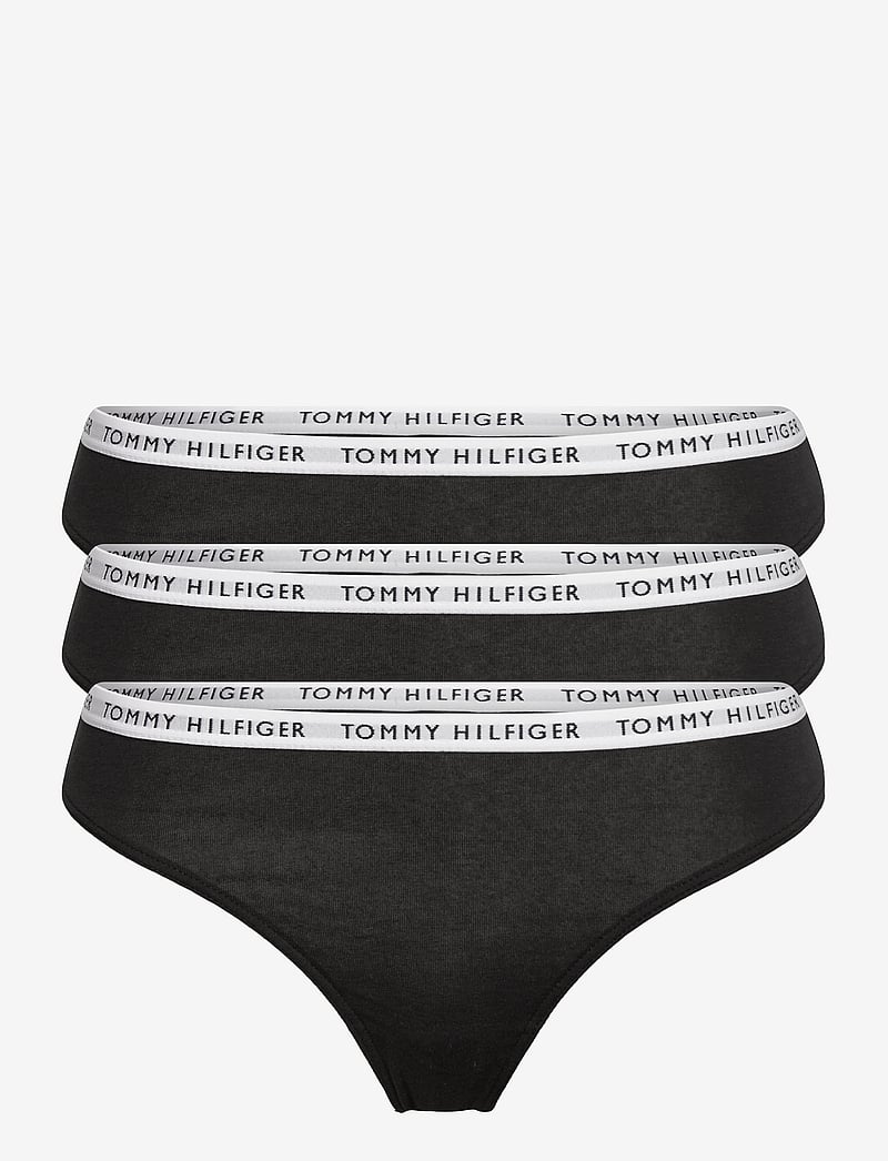 Tommy Hilfiger - 3P THONG - string - black black black - 1