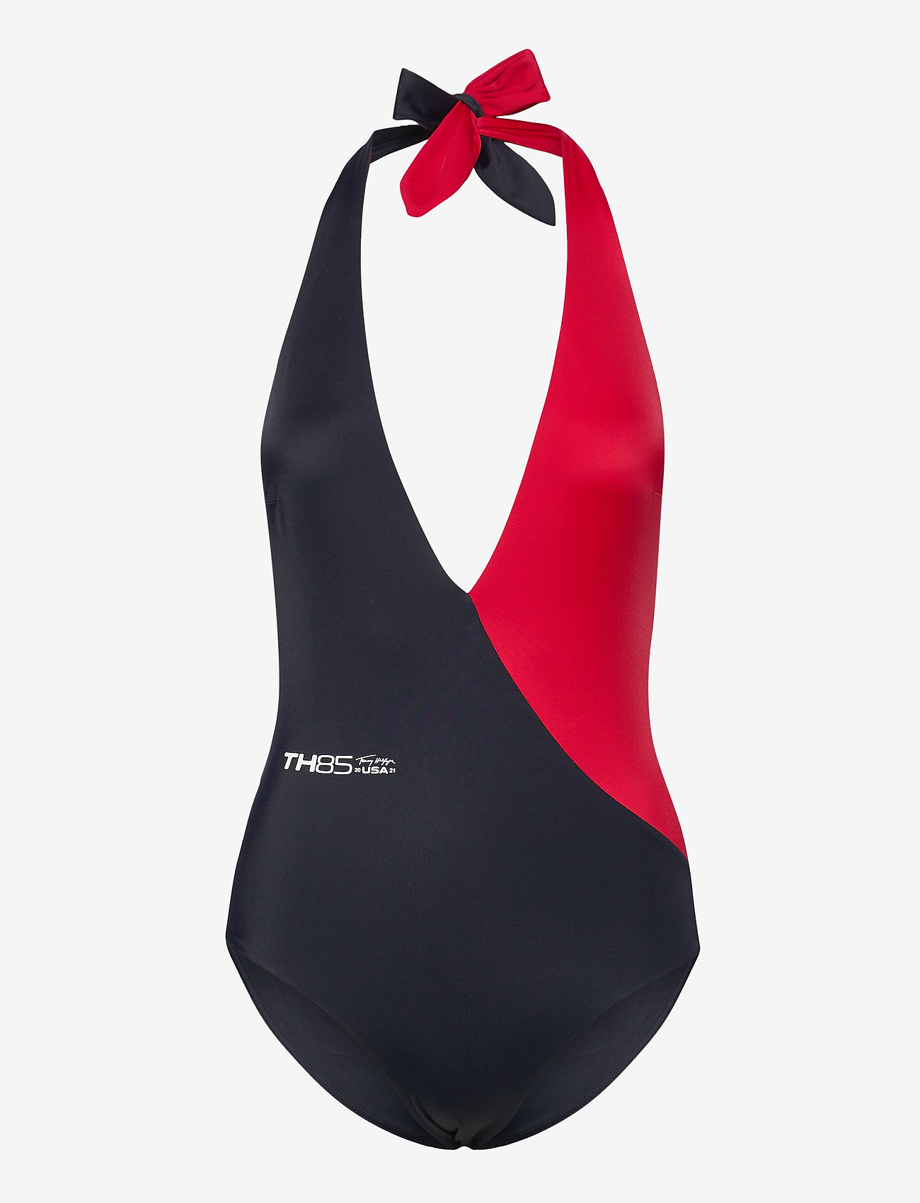 Tommy Hilfiger - CHEEKY ONE-PIECE PLUNGE - primary red - 0