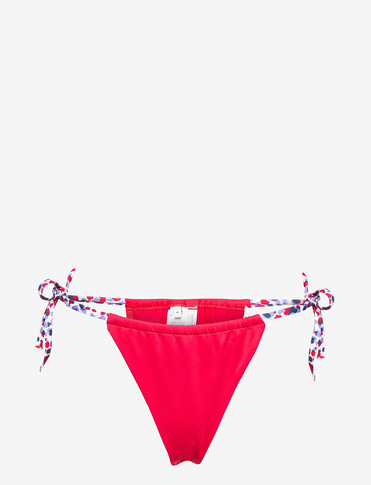 STRING SIDE TIE BIKINI - CORNELL RED
