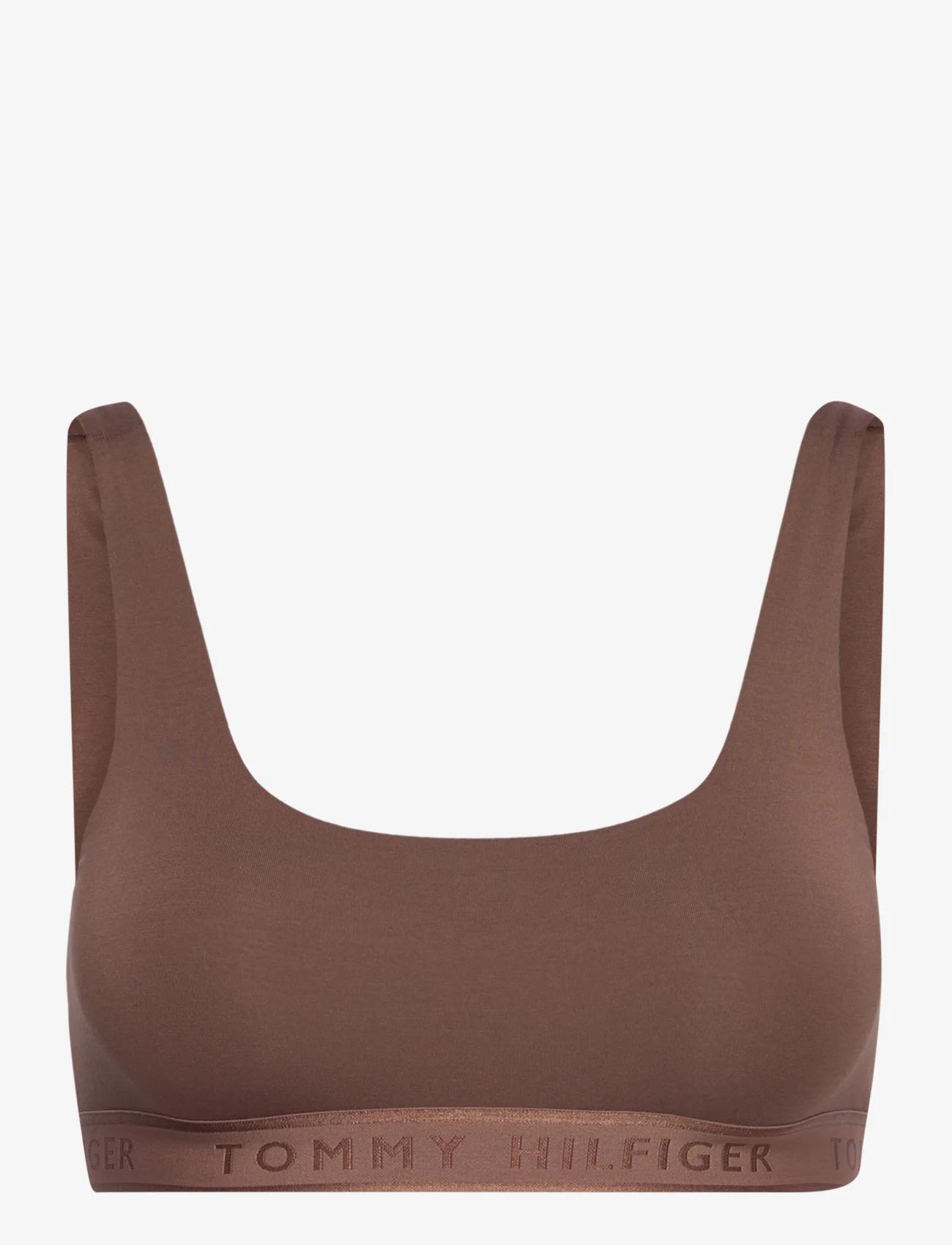 Tommy Hilfiger - UNLINED BRALETTE - toppiliivit - cacao - 0