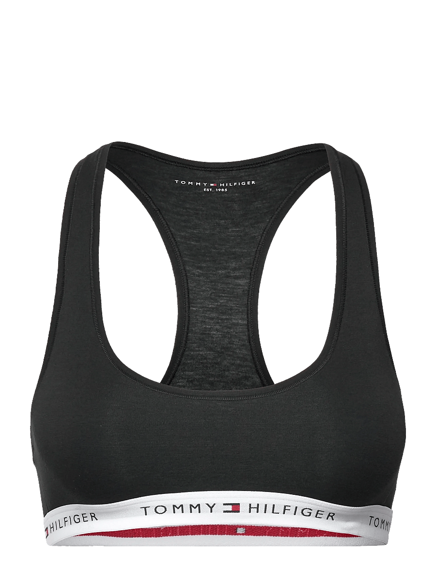 Tommy Hilfiger - UNLINED BRALETTE - tank-top-bhs - black - 0