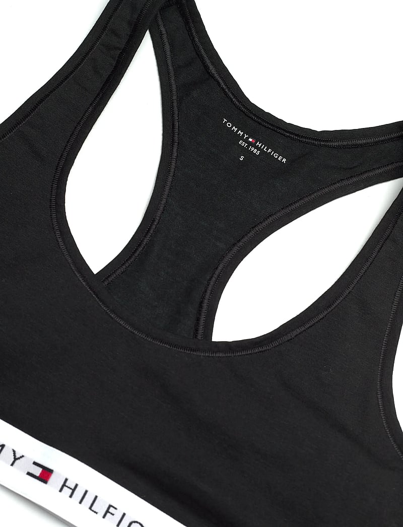 Tommy Hilfiger - UNLINED BRALETTE - tank top rinnahoidjad - black - 2