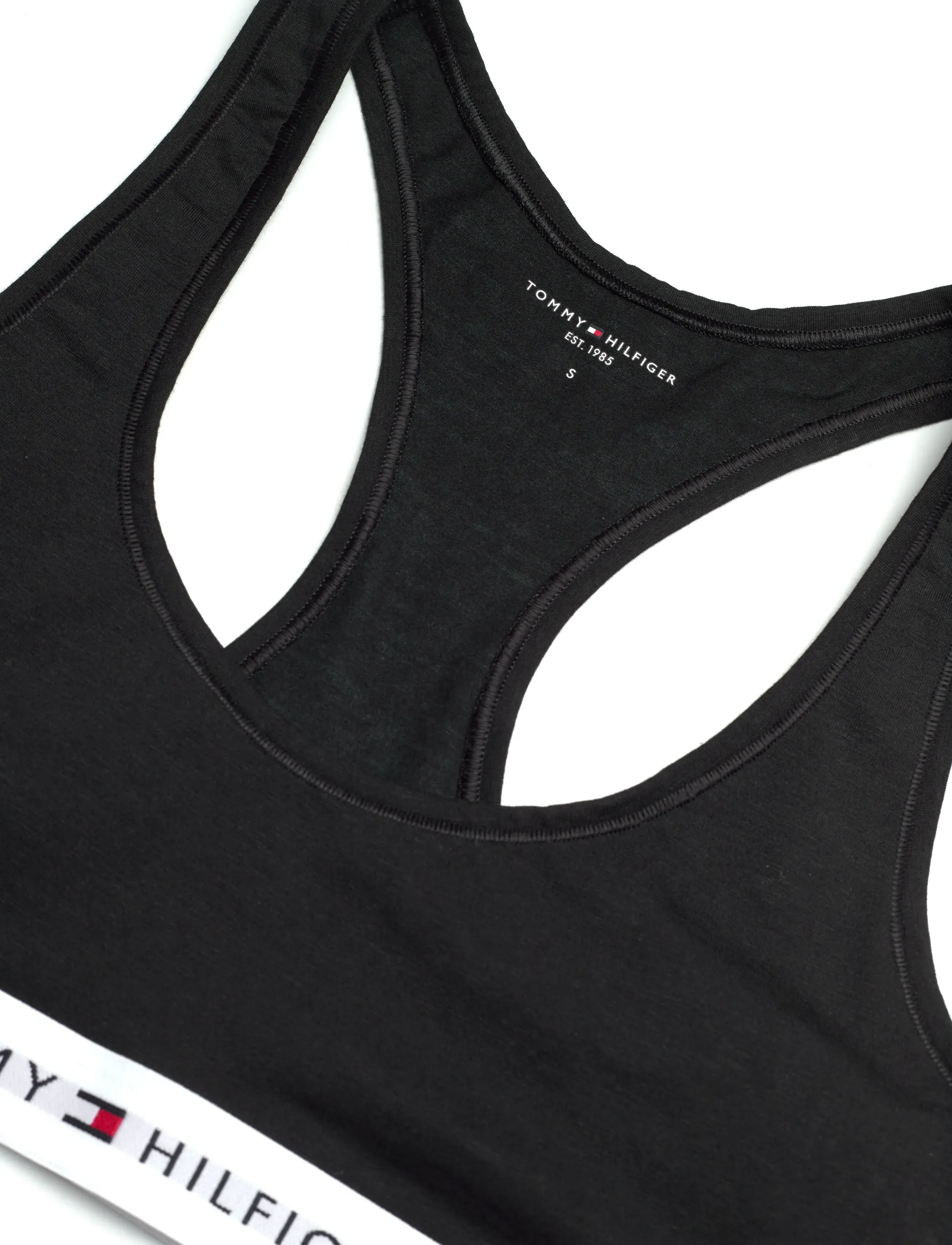 Tommy Hilfiger - UNLINED BRALETTE - mjúkir brjóstahaldarar - black - 2
