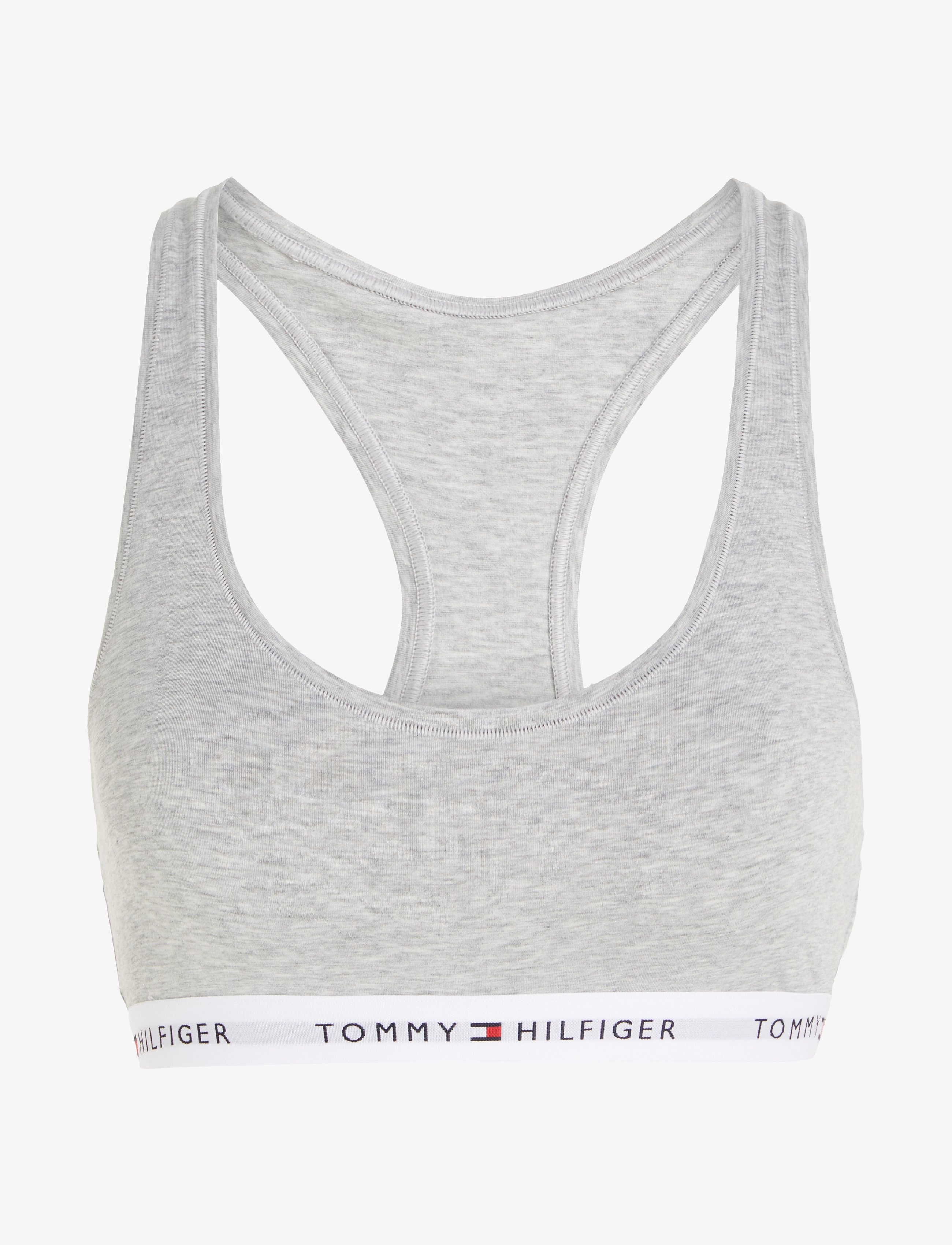 Tommy Hilfiger UNLINED BRALETTE - Tommy Hilfiger - LIGHT GREY HEATHER / grey