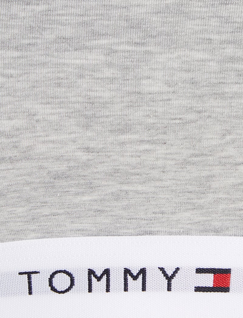 Tommy Hilfiger - UNLINED BRALETTE - tank top rinnahoidjad - light grey heather - 4