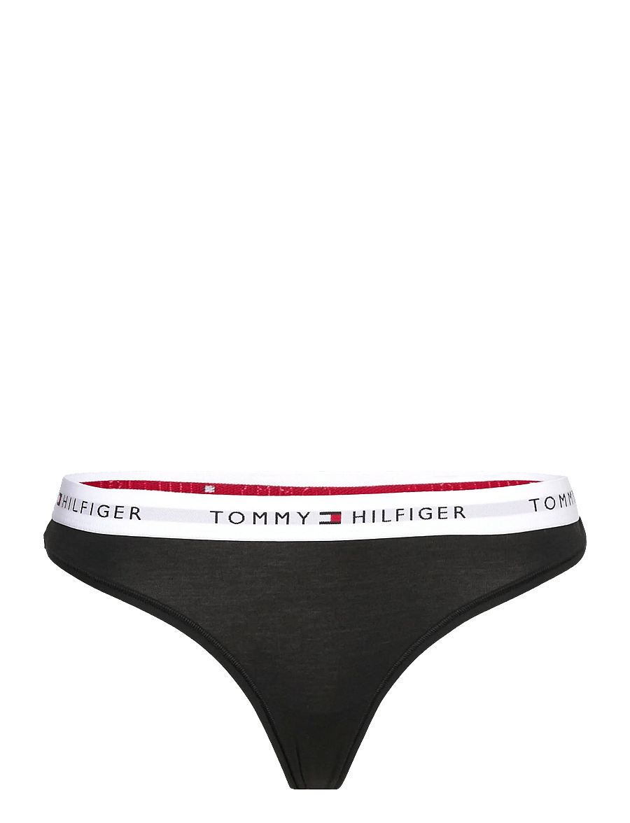 Tommy Hilfiger - THONG - stringtrosor - black - 0