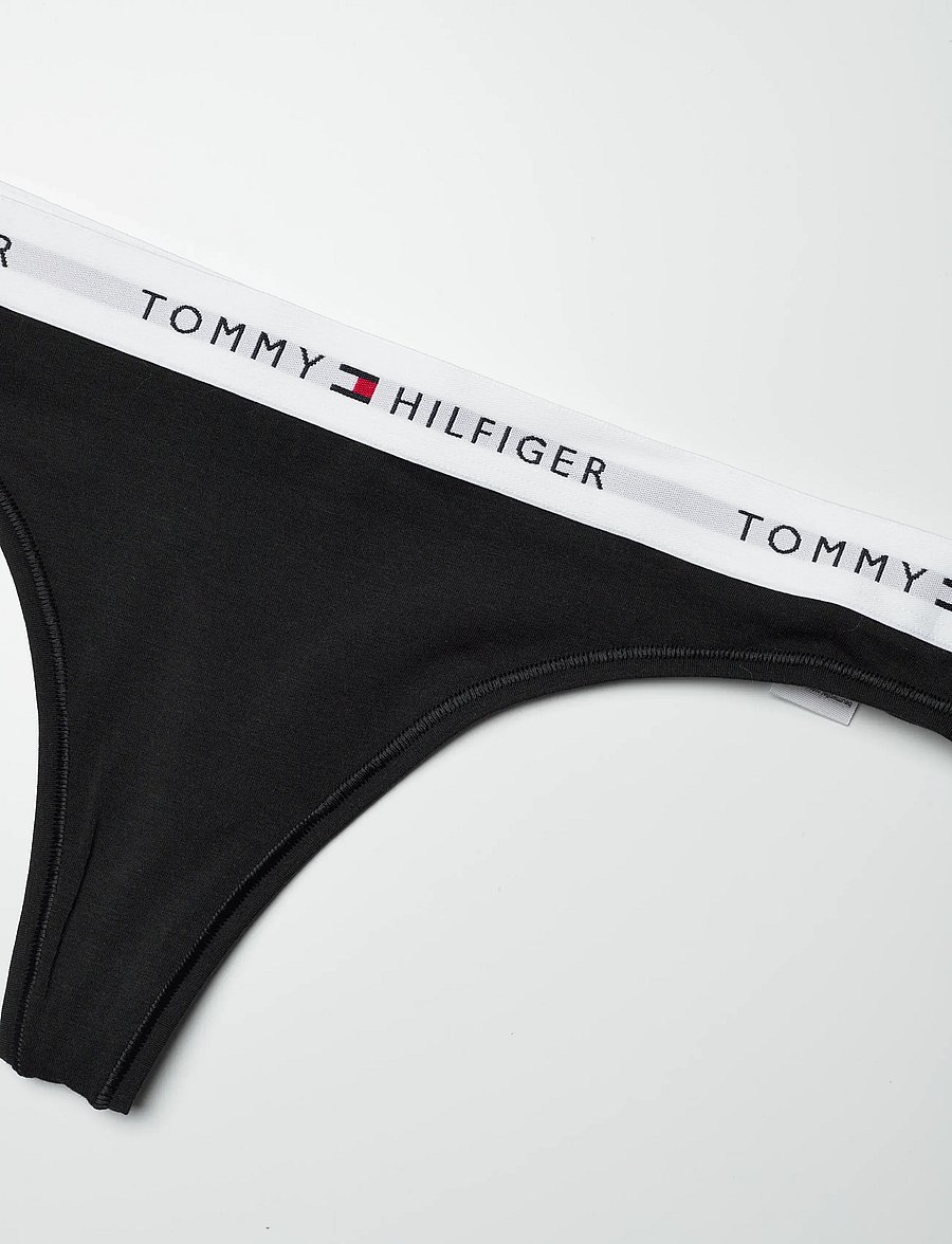 Tommy Hilfiger - THONG - stringtrosor - black - 2
