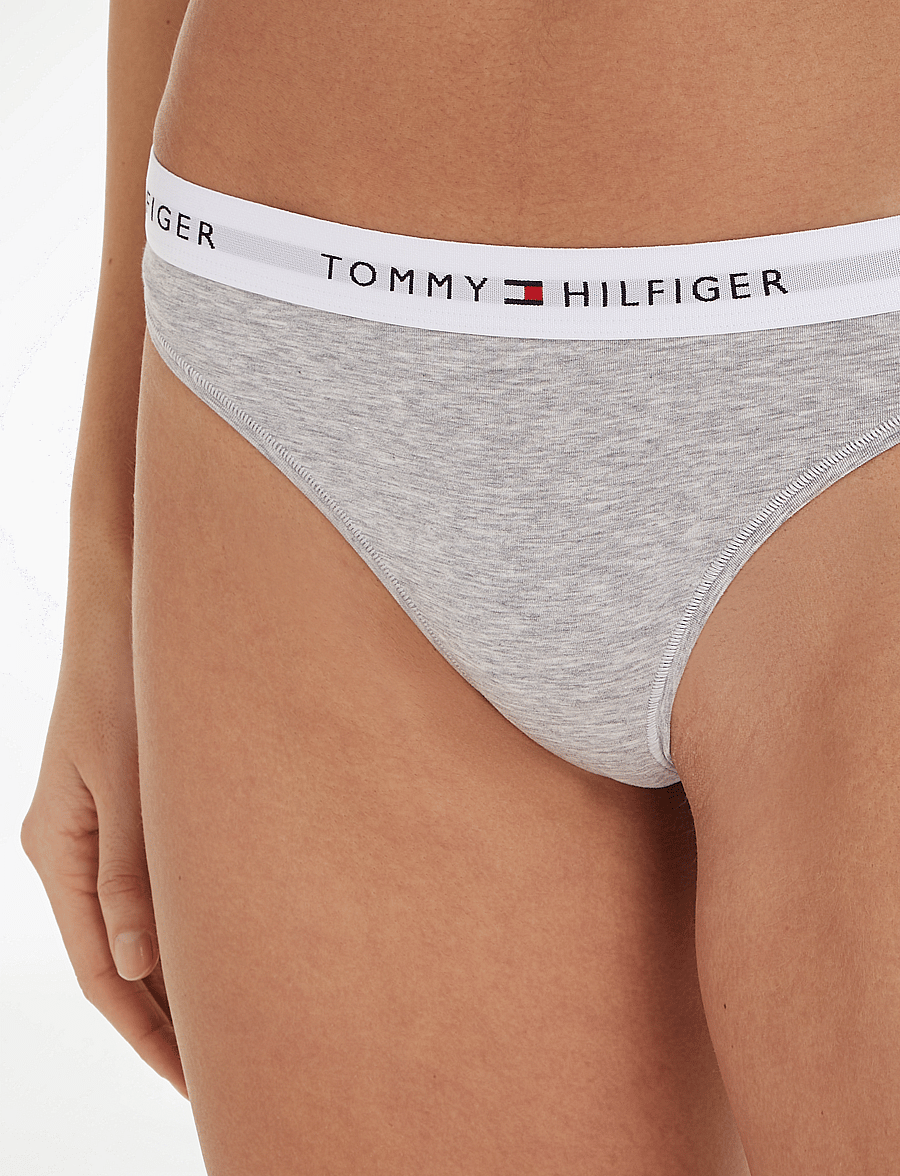 Tommy Hilfiger - THONG - stringtrusser - light grey heather - 2