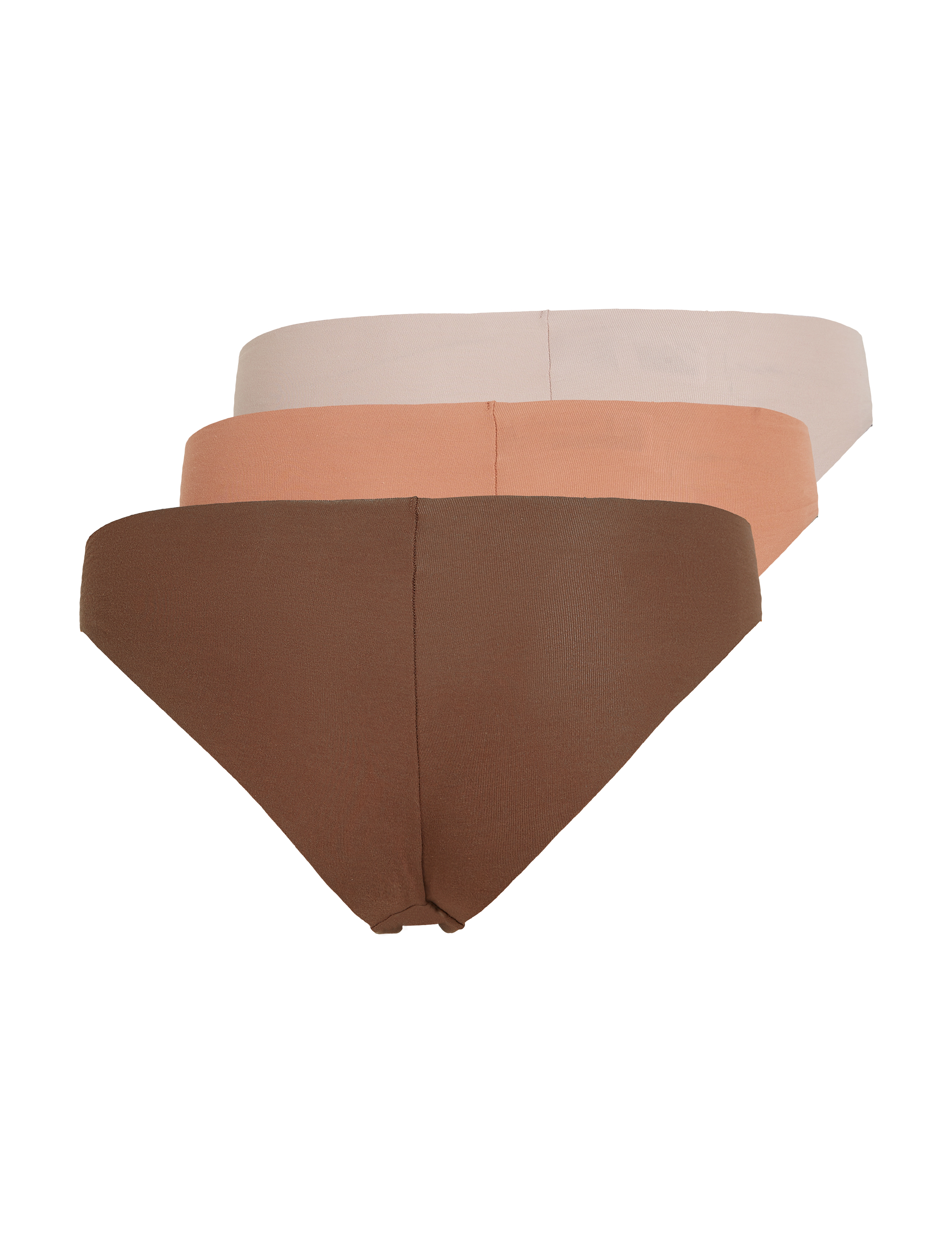 Tommy Hilfiger - 3 PACK BRAZILIAN - seamless trusser - balanced beige/light ginger/cacao - 1