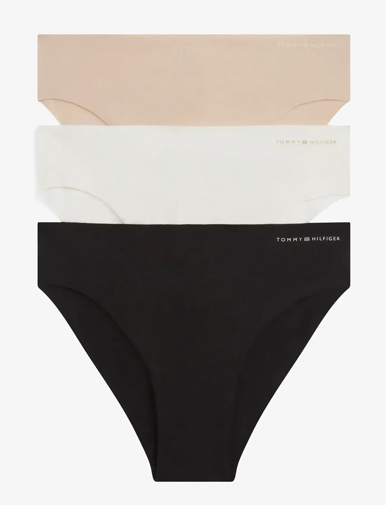 Tommy Hilfiger - 3 PACK BRAZILIAN - nahtlose slips - ivory misty blush black - 1