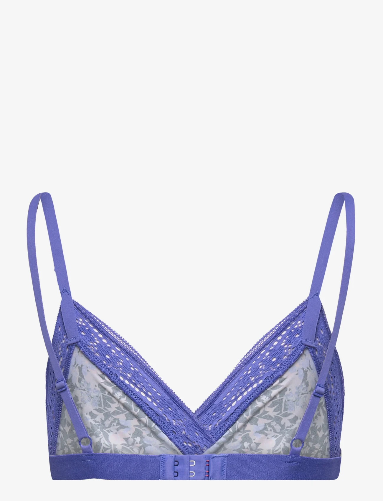 Tommy Hilfiger - UNLINED LACE TRIANGLE PRINT - iris blue wildflowers - 1