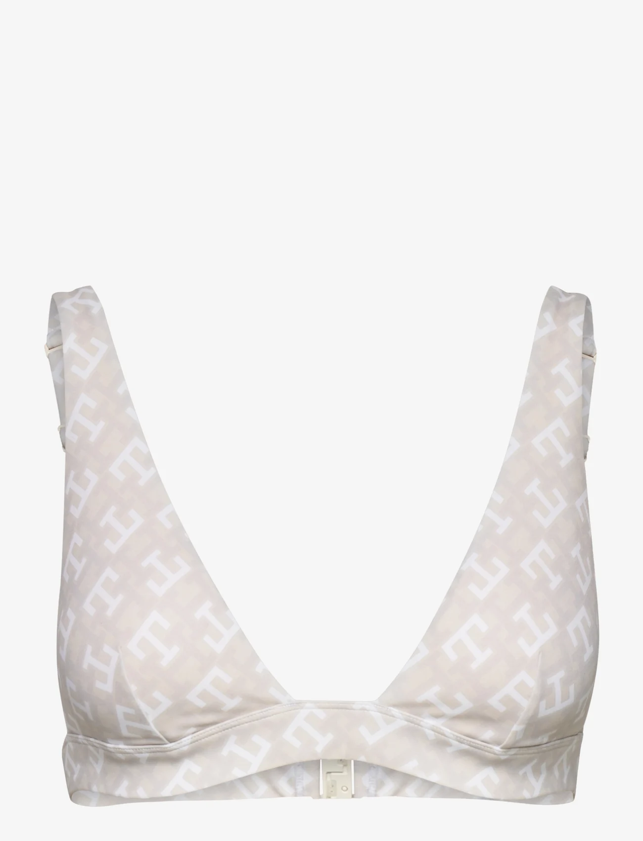 Tommy Hilfiger - TRIANGLE FIXED RP PRINT - bikinien kolmioyläosat - wsw amd monogram white - 0