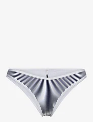 Tommy Hilfiger - HIGH LEG CHKY BIKINI (EXT SIZES) - bikini briefs - wsw seersucker indigo blue/ white - 0