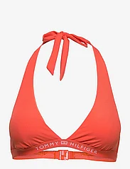 Tommy Hilfiger - HALTER TRIANGLE RP  (EXT SIZES) - triangle bikini - deep orange - 0