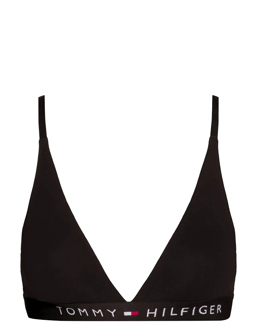 Tommy Hilfiger - UNLINED TRIANGLE - bralette - black - 1