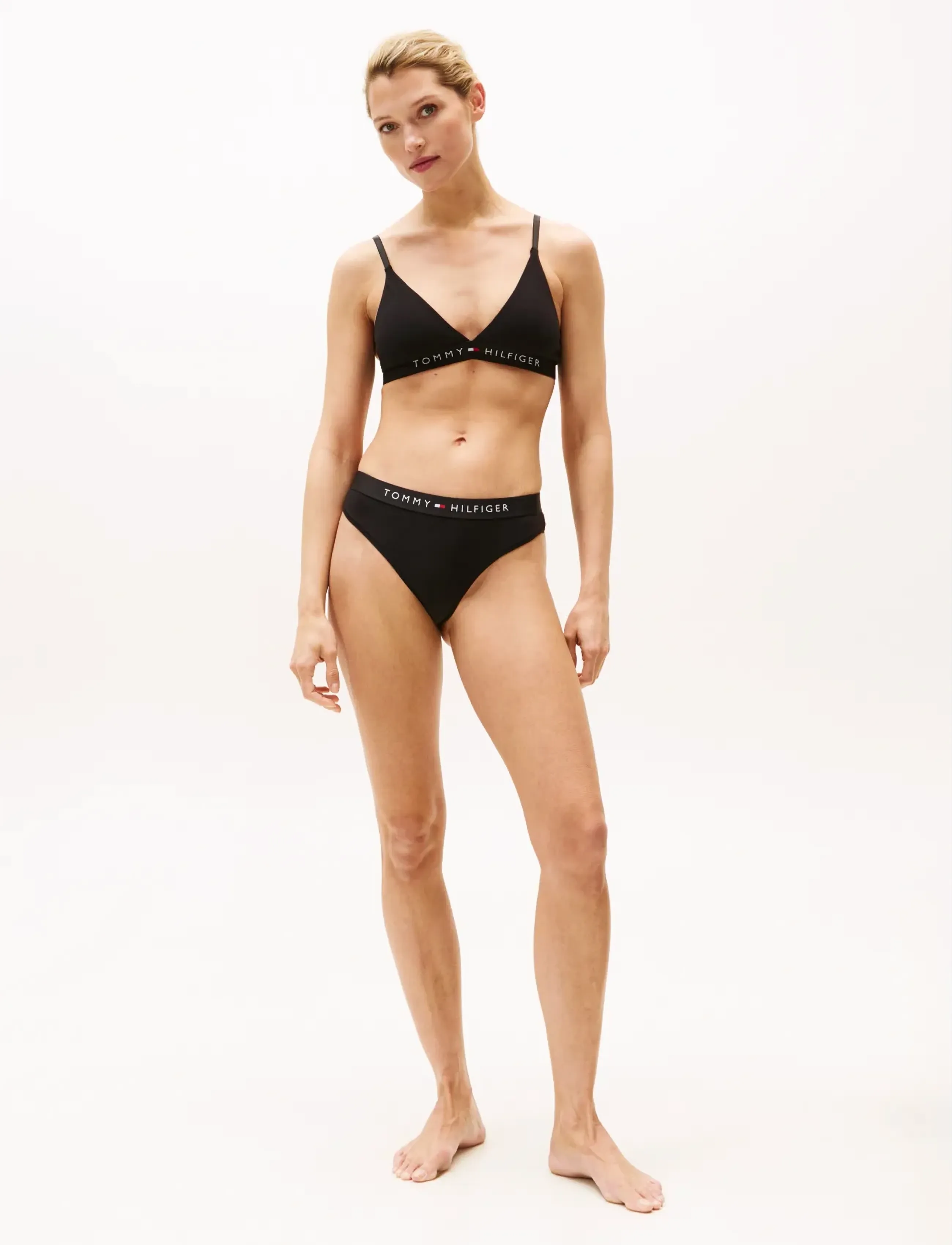 Tommy Hilfiger - UNLINED TRIANGLE - bralette - black - 5