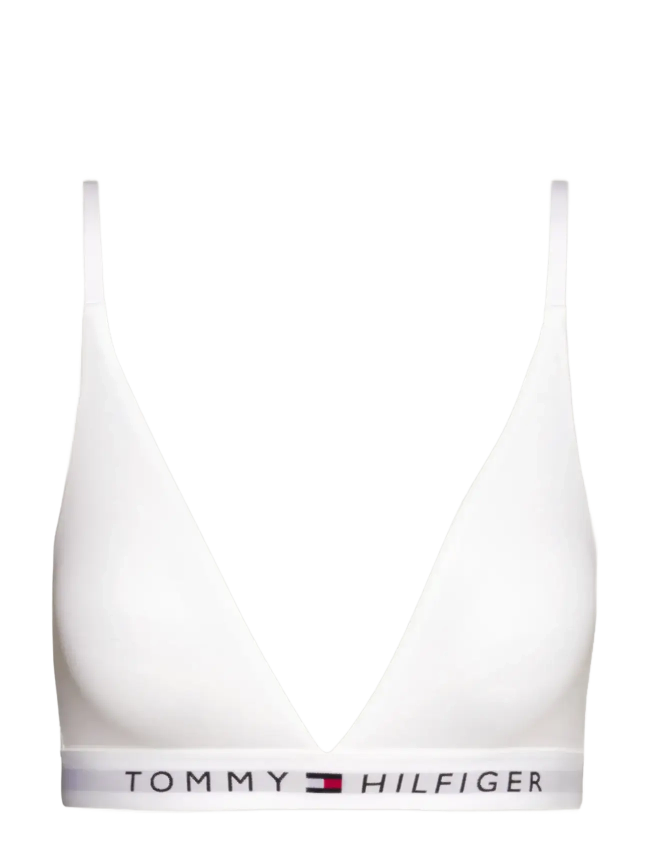 UNLINED TRIANGLE (EXT SIZES) - WHITE