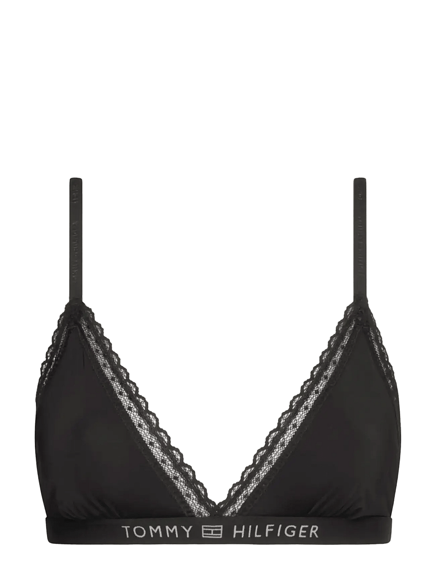 Tommy Hilfiger - UNLINED TRIANGLE - bralette - black - 1