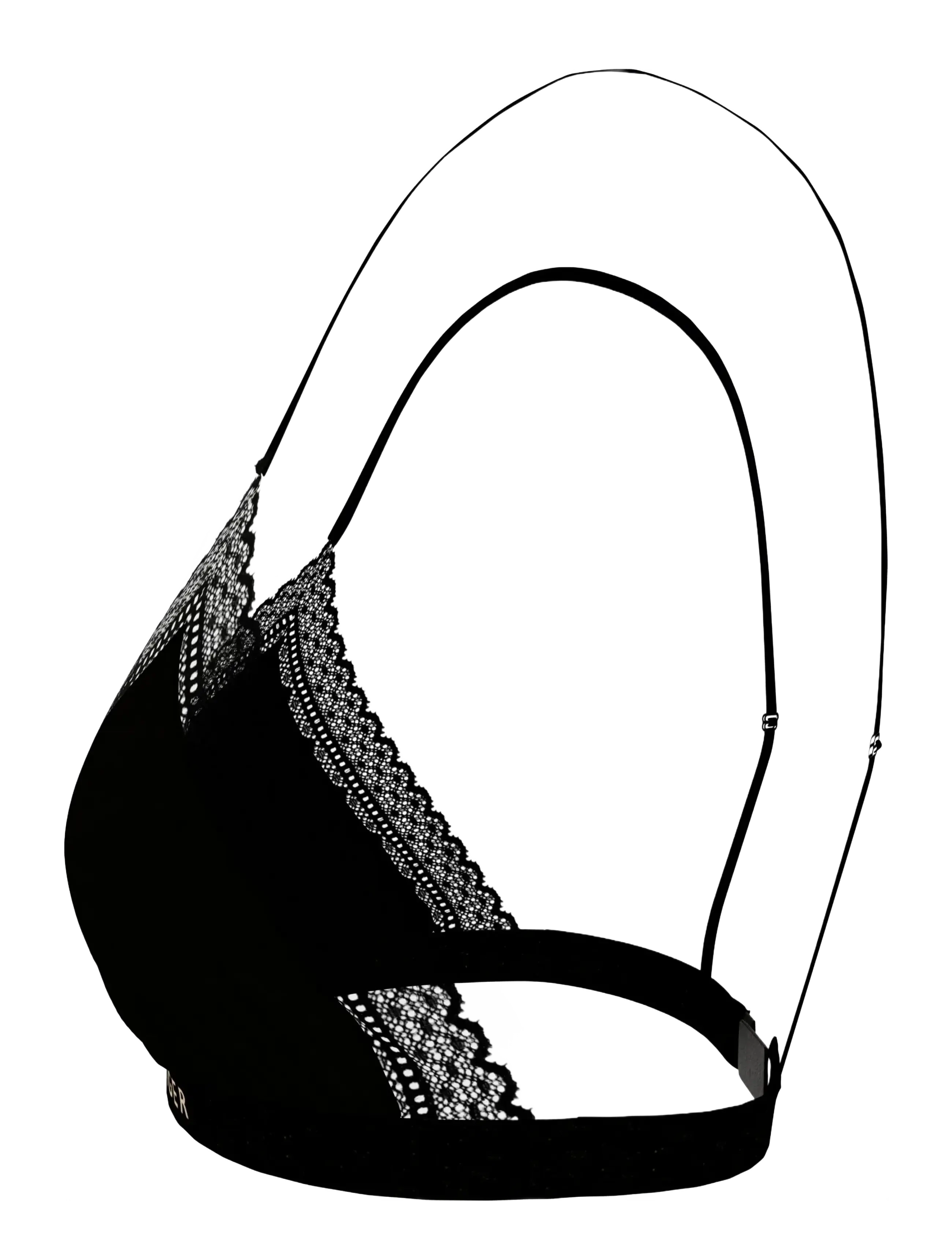 Tommy Hilfiger - UNLINED TRIANGLE - bralette - black - 3