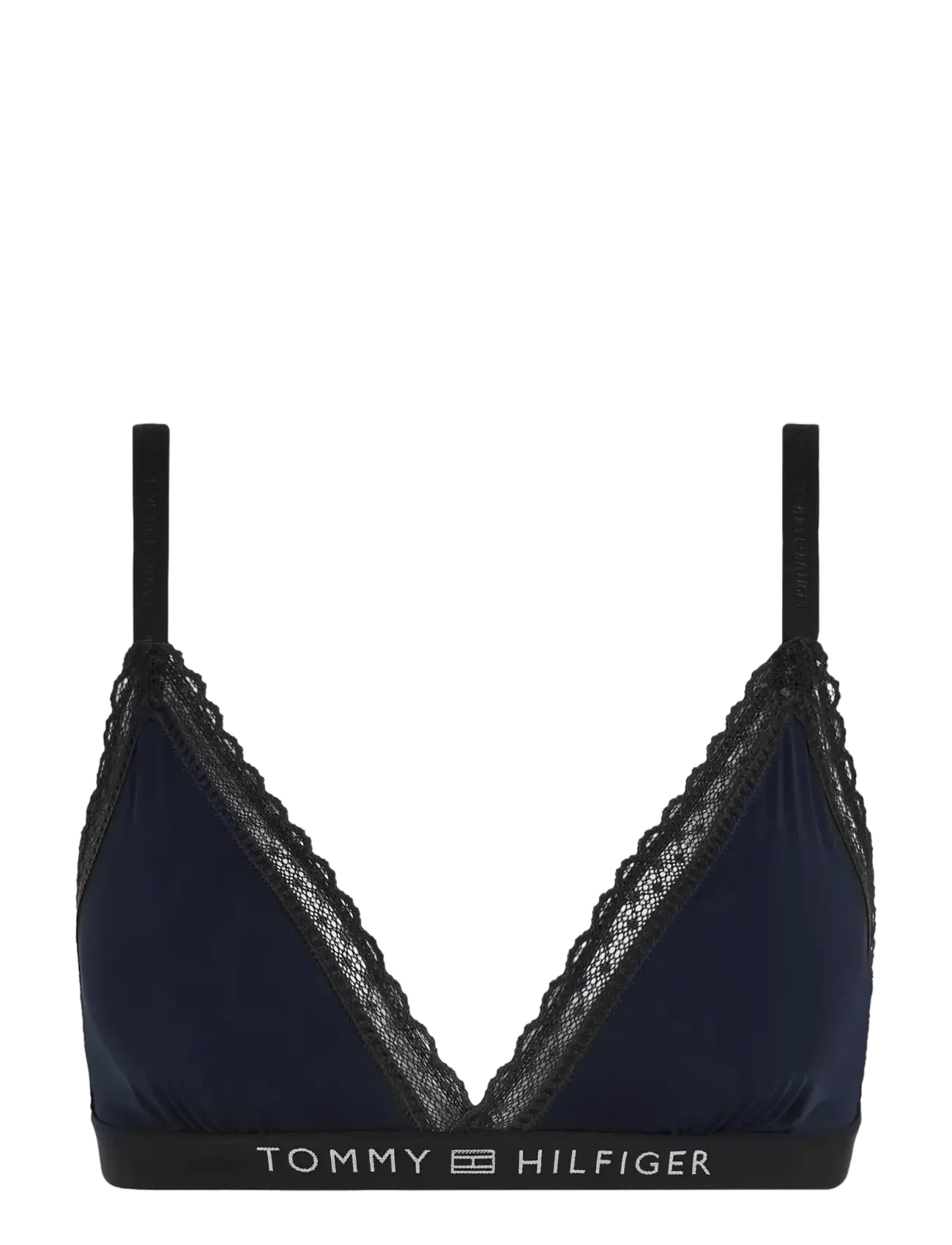 Tommy Hilfiger UNLINED TRIANGLE - Soft bras - DESERT SKY / navy