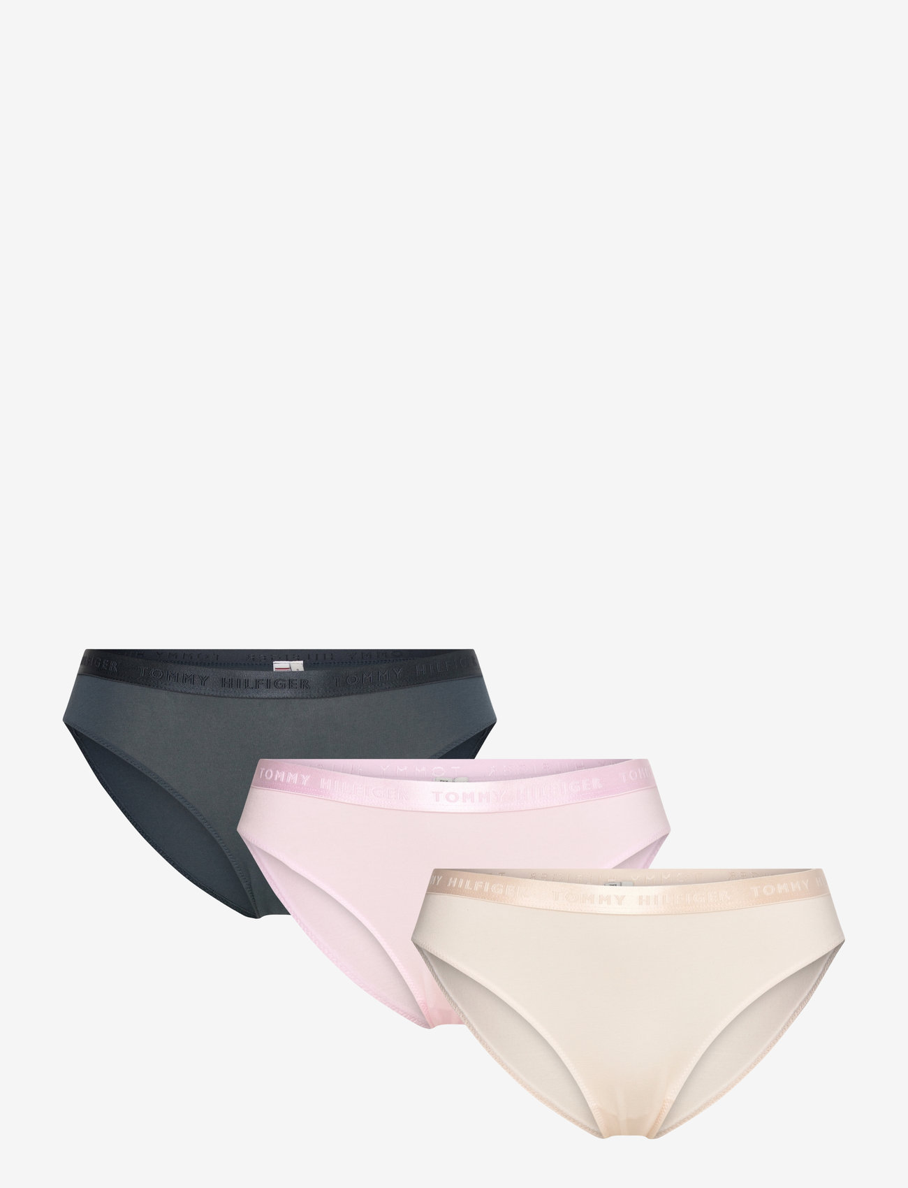 Tommy Hilfiger - 3 PACK BIKINI - pearly pink/mil den/bare there - 0