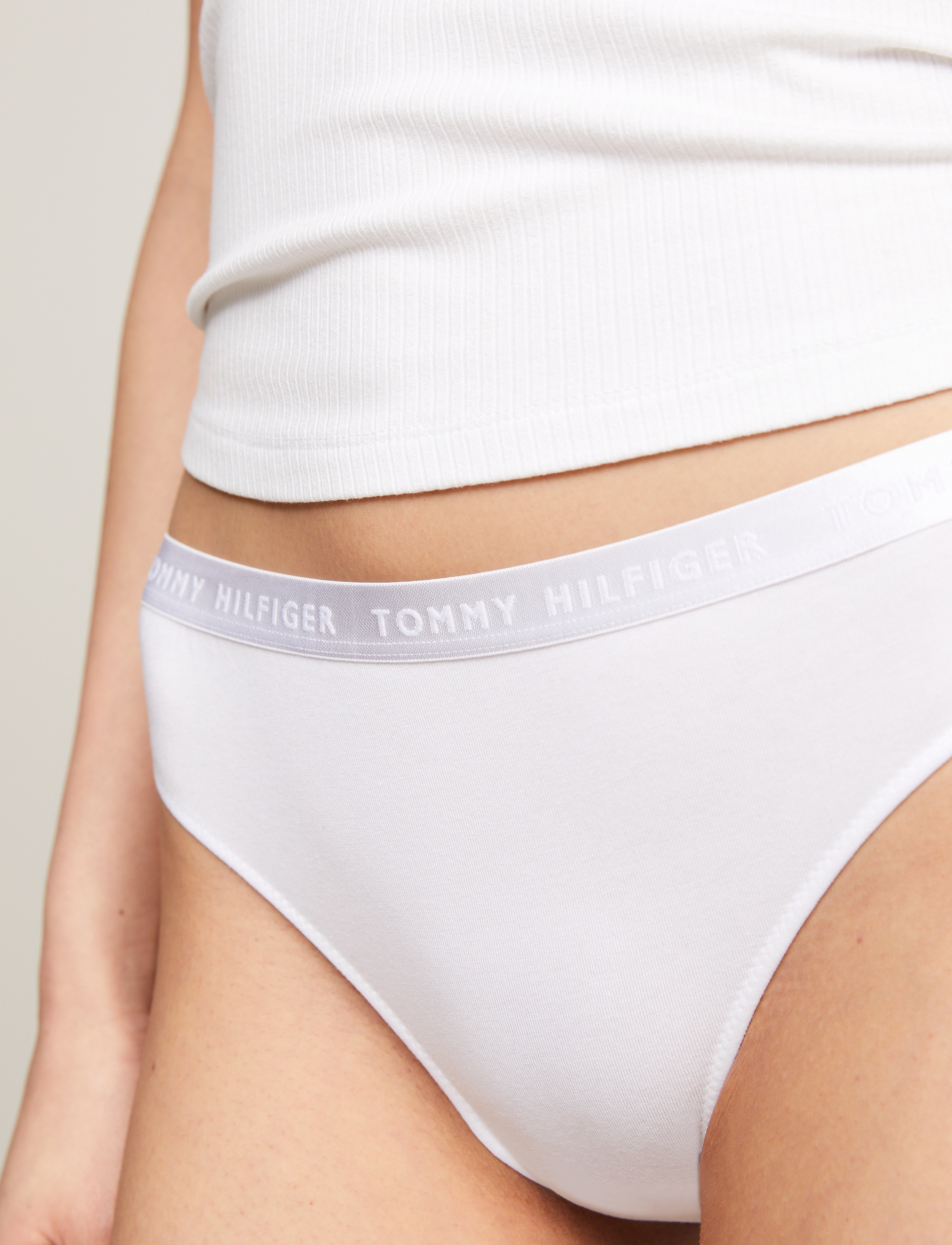 Tommy Hilfiger - 3 PACK BIKINI - black/balanced beige/white - 3